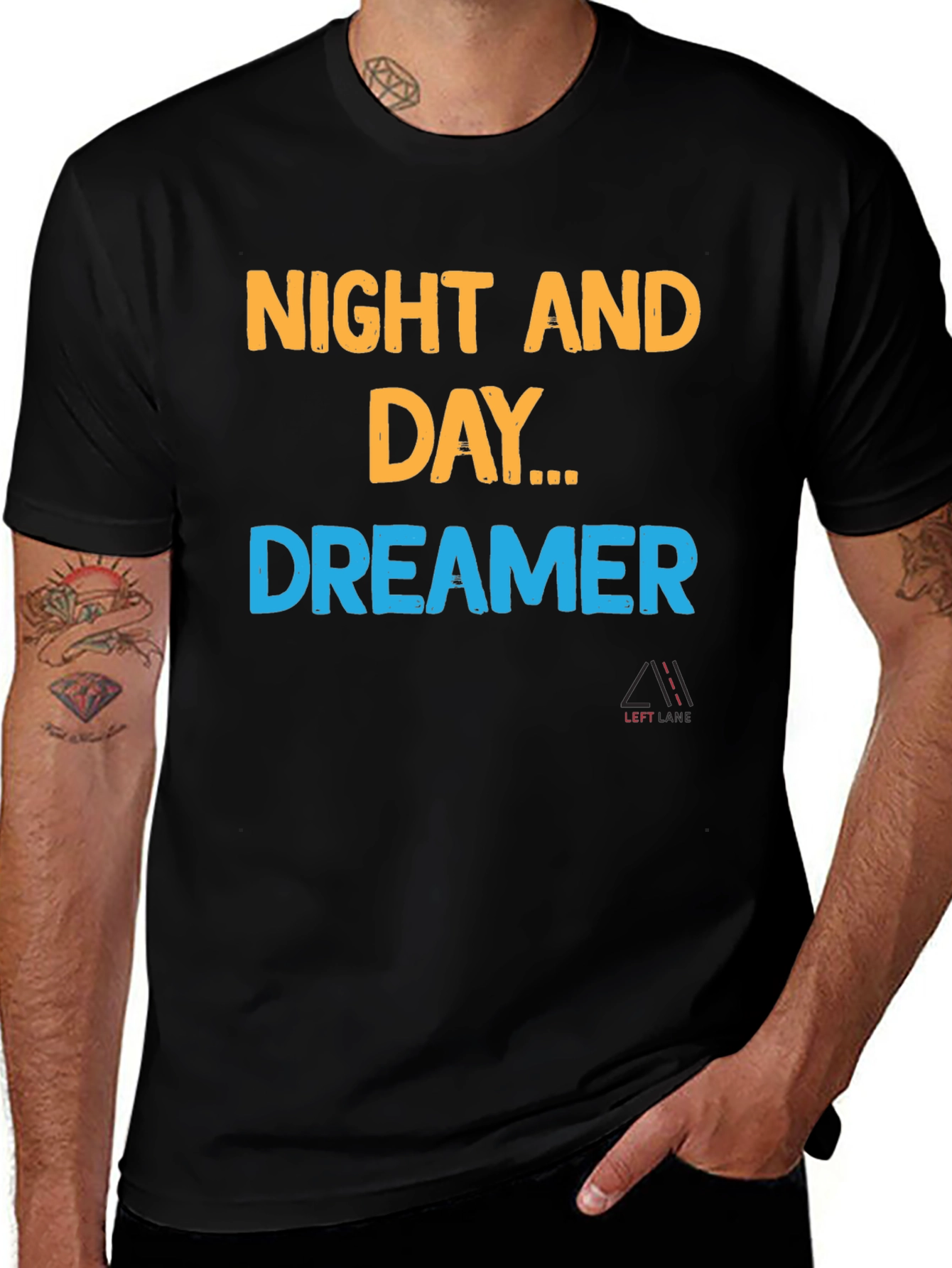 Variant 8 of Night and Day Dreamer Black T-Shirt