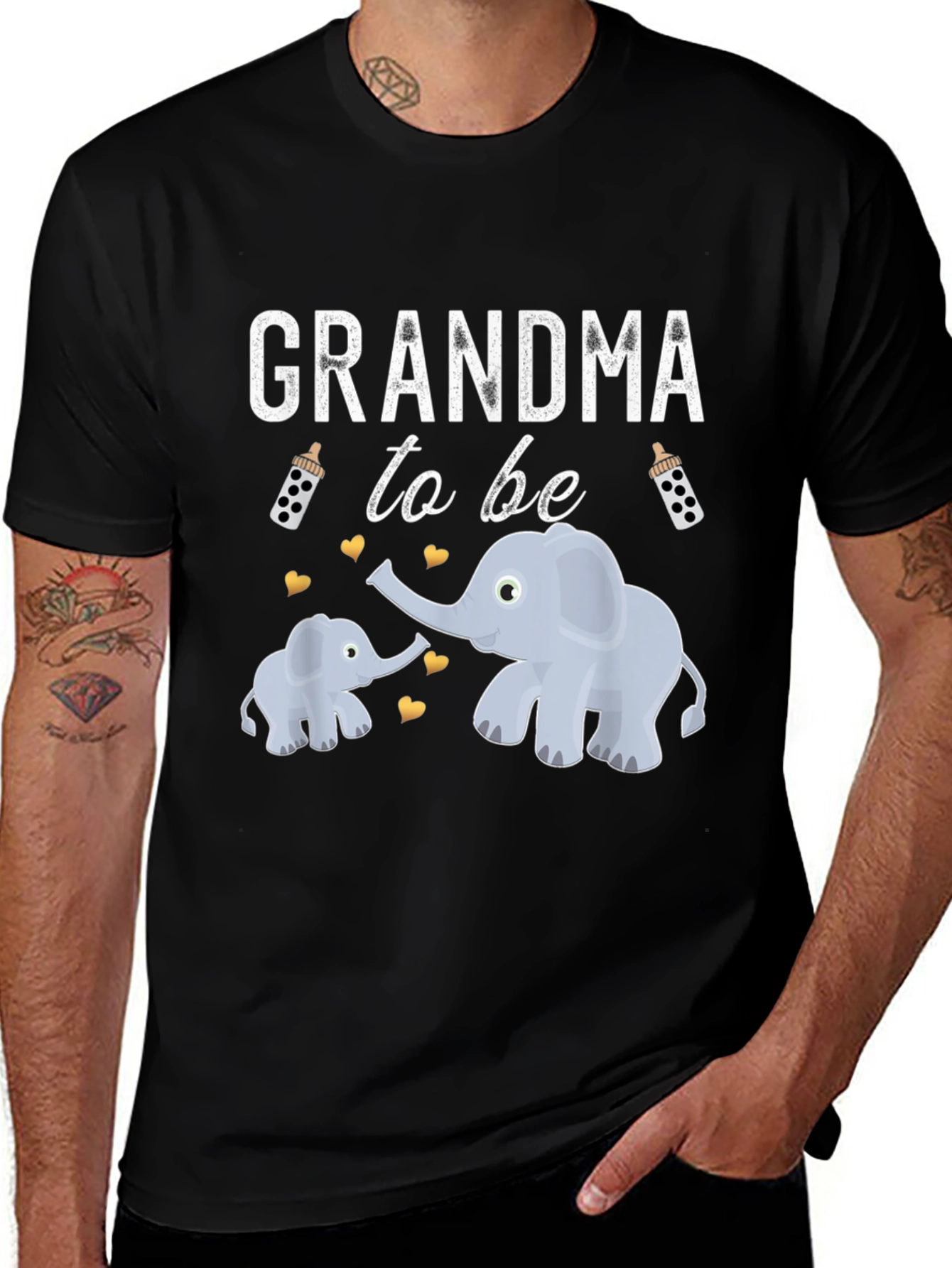 Variant 27 of Grandma To Be Elephant T-Shirt