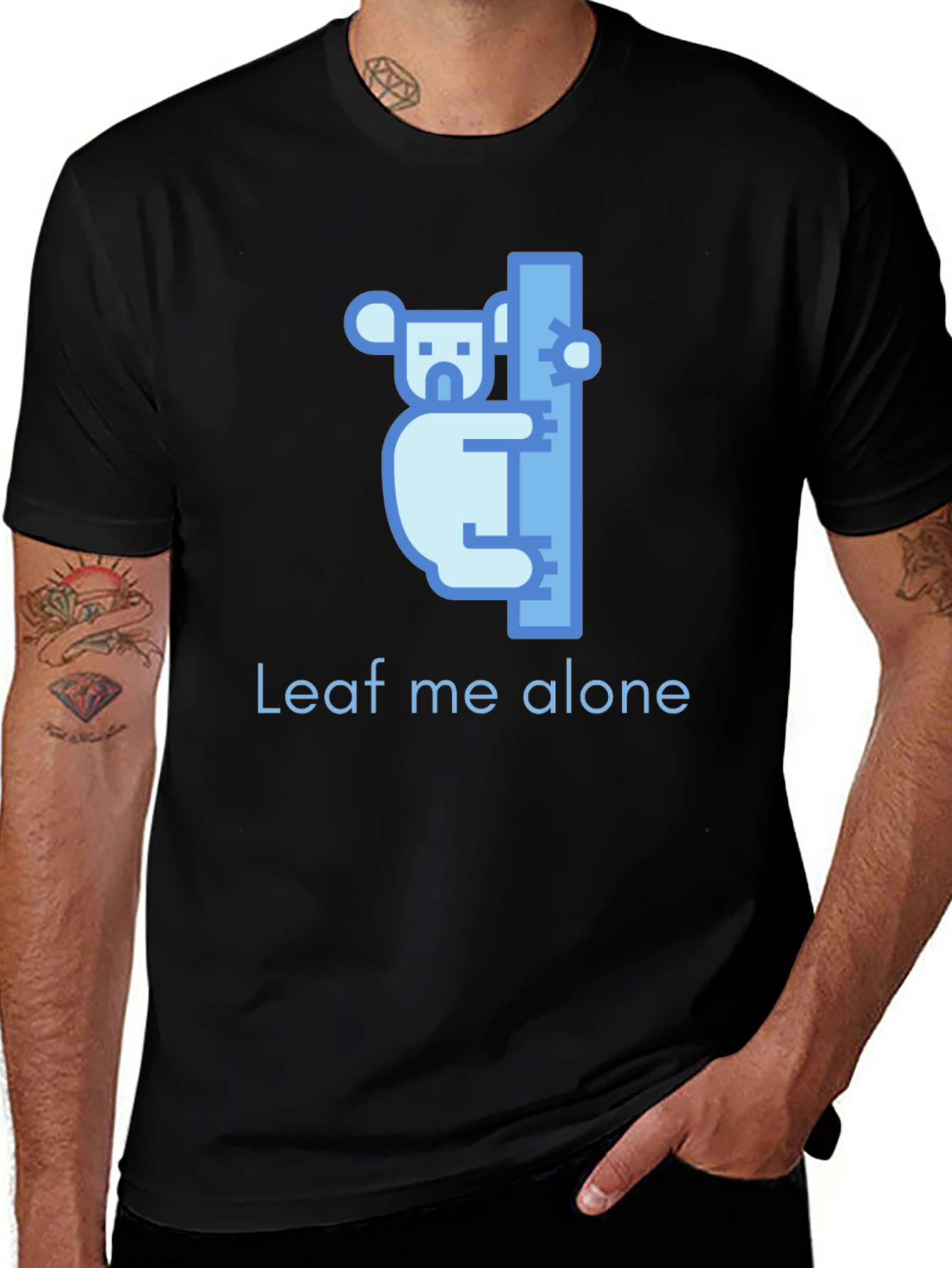 Variant 28 of Leaf Me Alone Koala Graphic T-Shirt