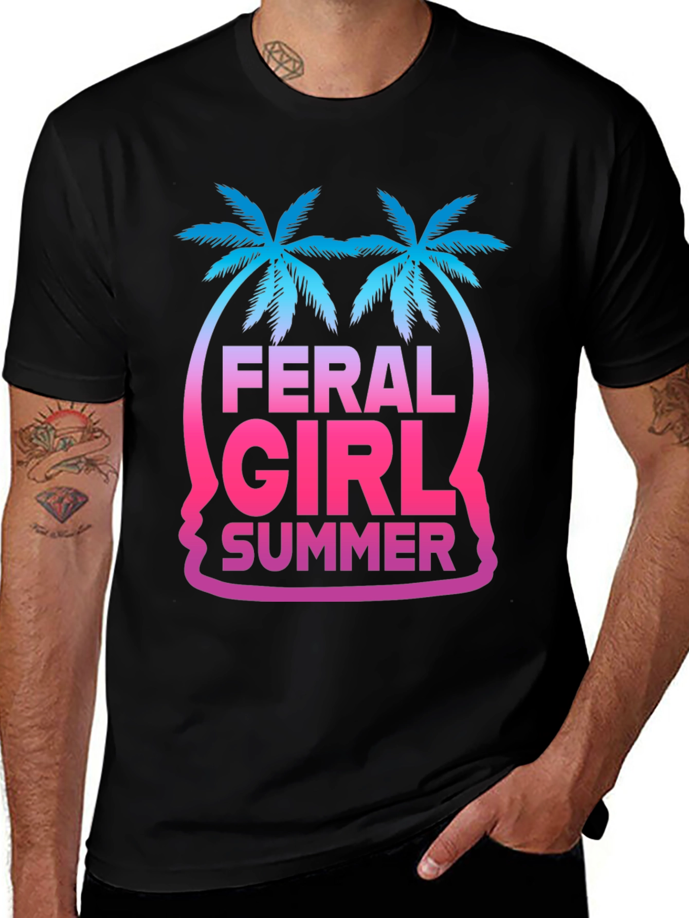 Variant 25 of Feral Girl Summer T-Shirt