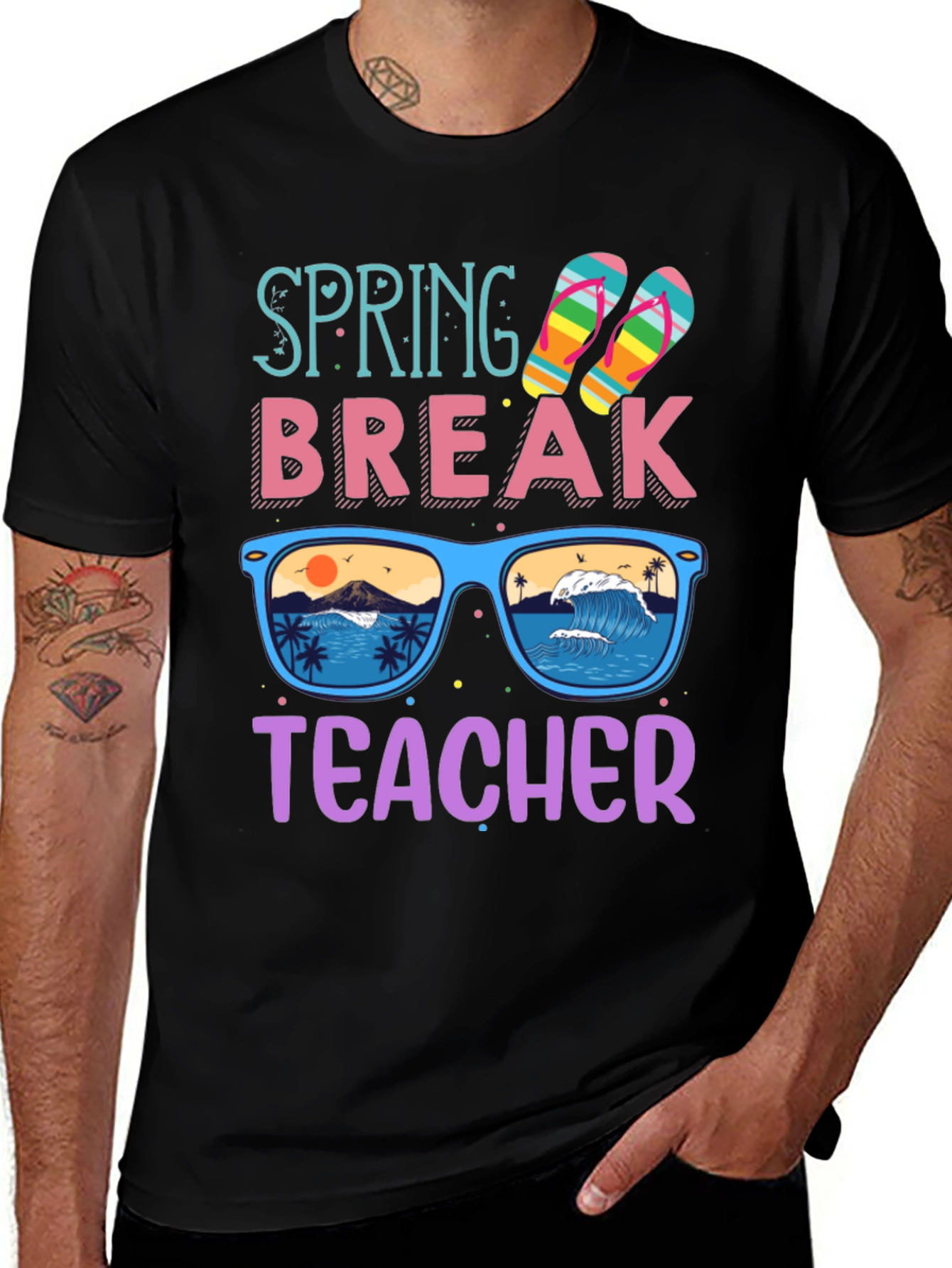 Spring Break Teacher Graphic Tee