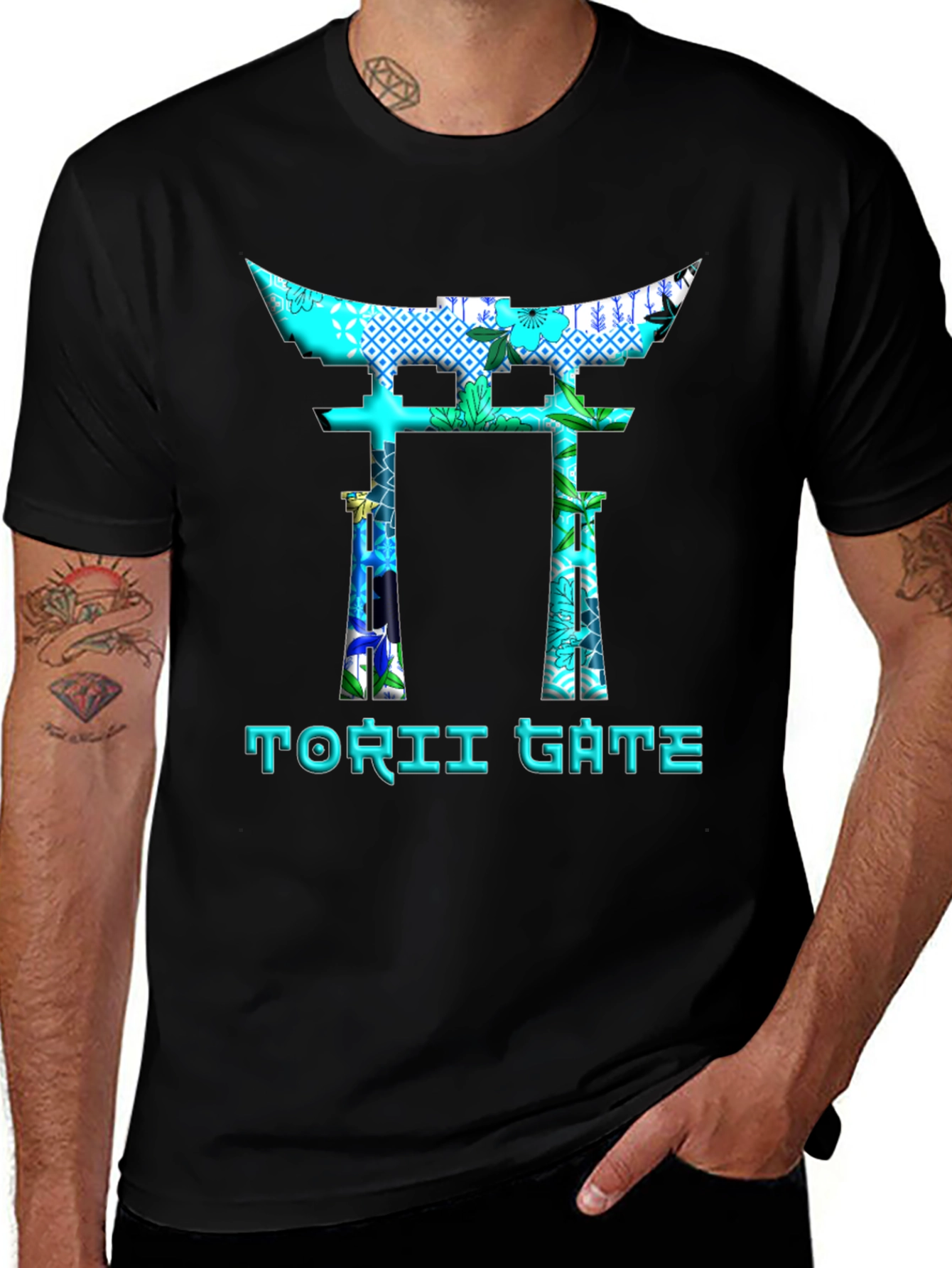 Torii Gate Graphic Tee - Japanese Style