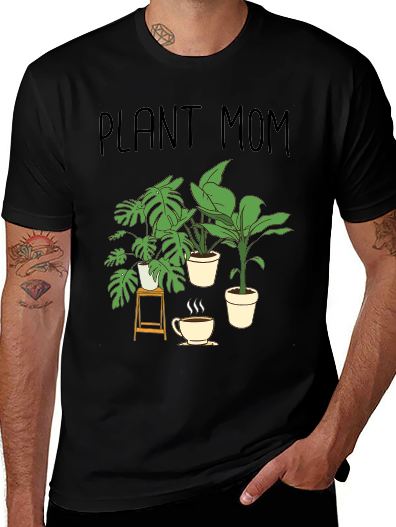 Variant 10 of Plant Mom T-Shirt - Botanical Graphic Tee