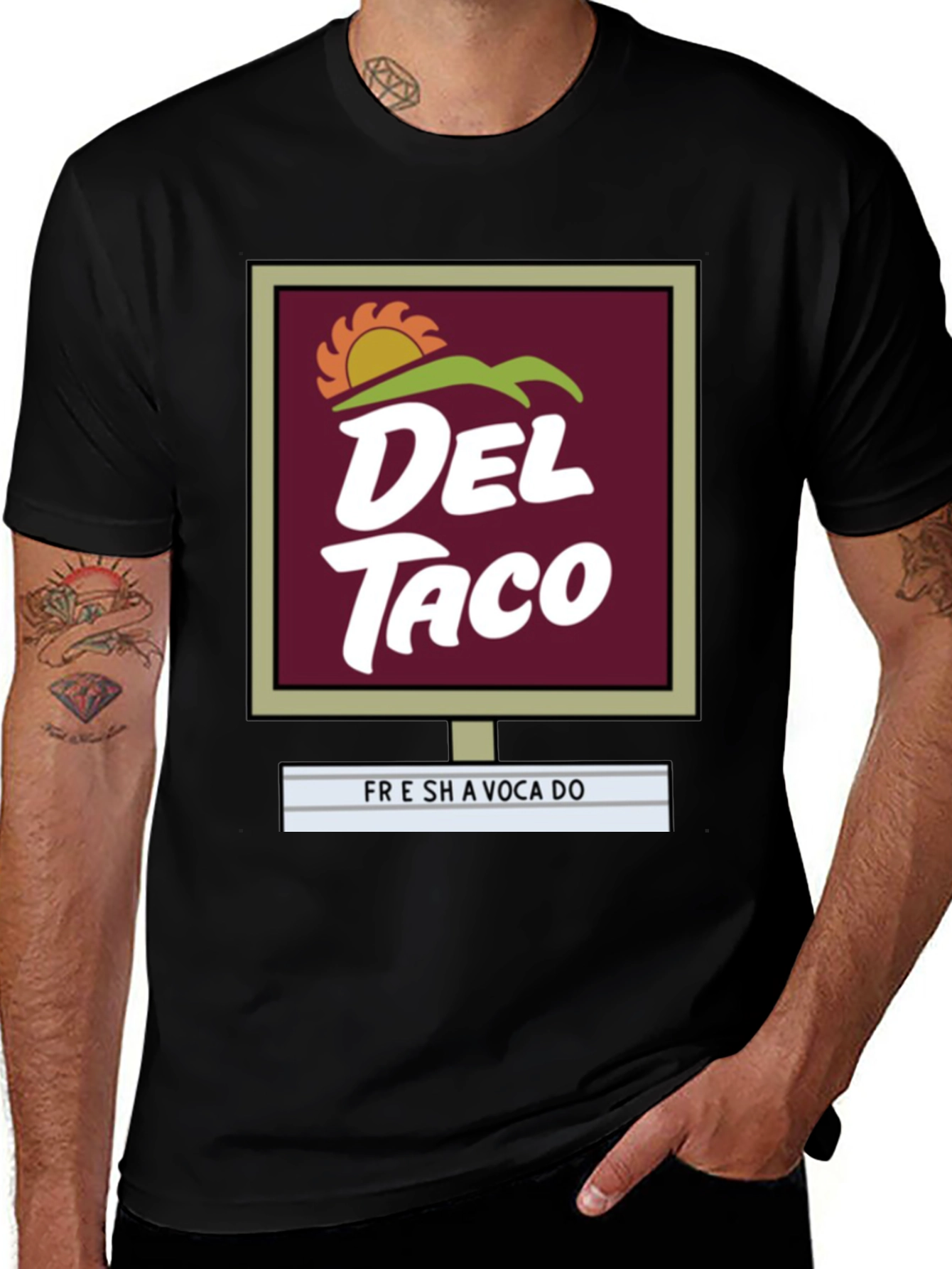 Del Taco T-Shirt - Fresh Avocado Graphic Tee