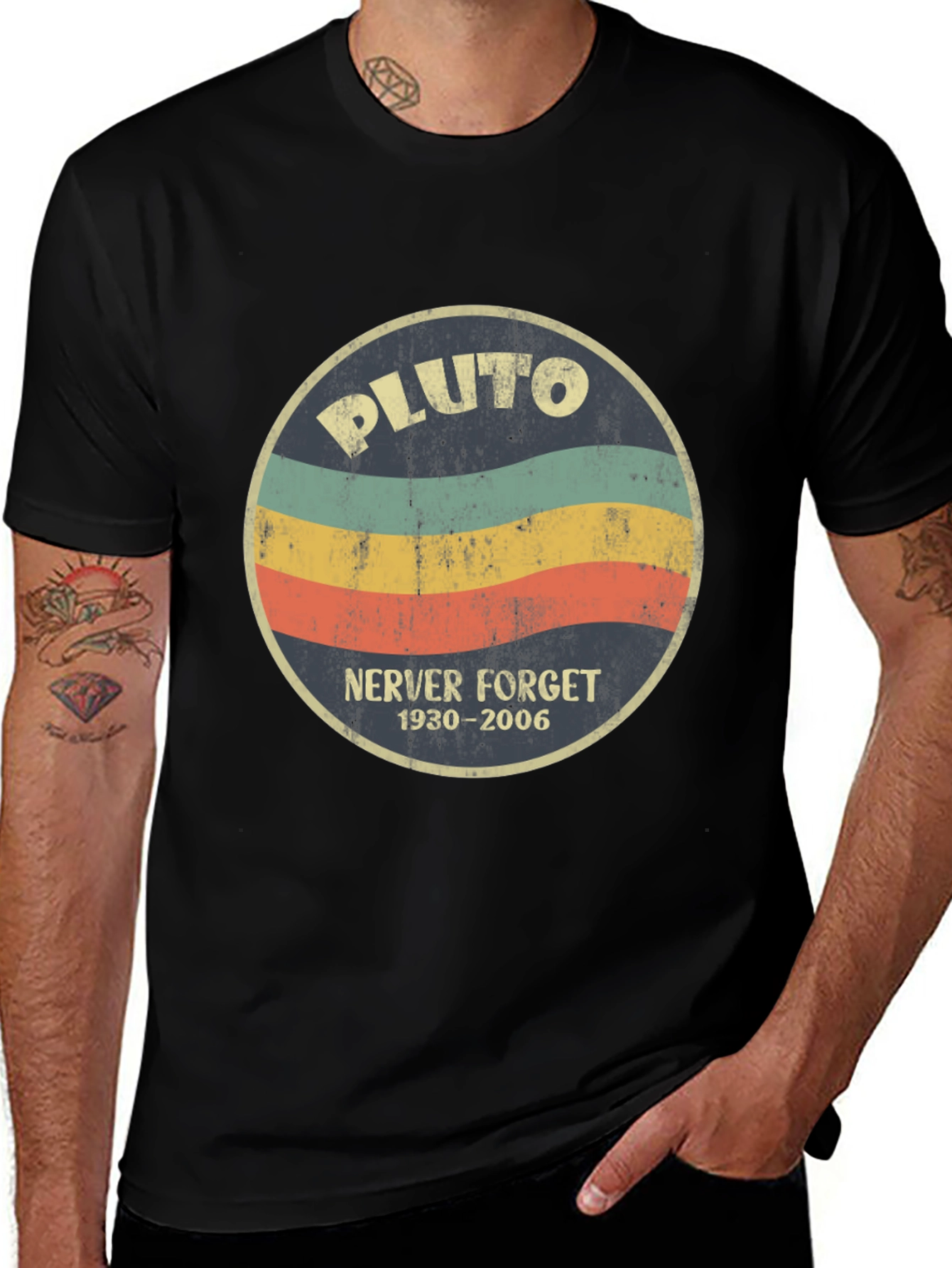 Variant 24 of Vintage Pluto Never Forget T-Shirt