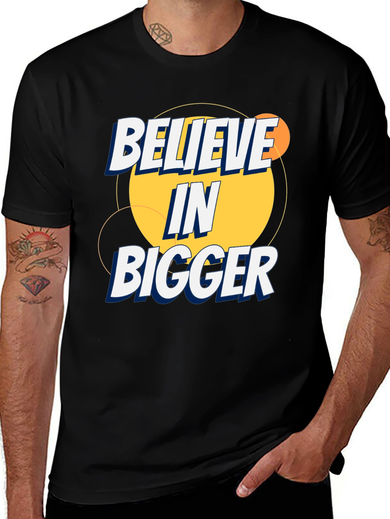 Variant 17 of Believe in Bigger Graphic T-Shirt