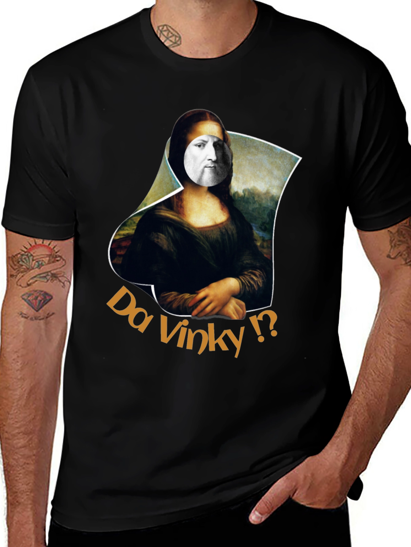 Da Vinky T-Shirt - Mona Lisa Leonardo da Vinci Mashup Tee