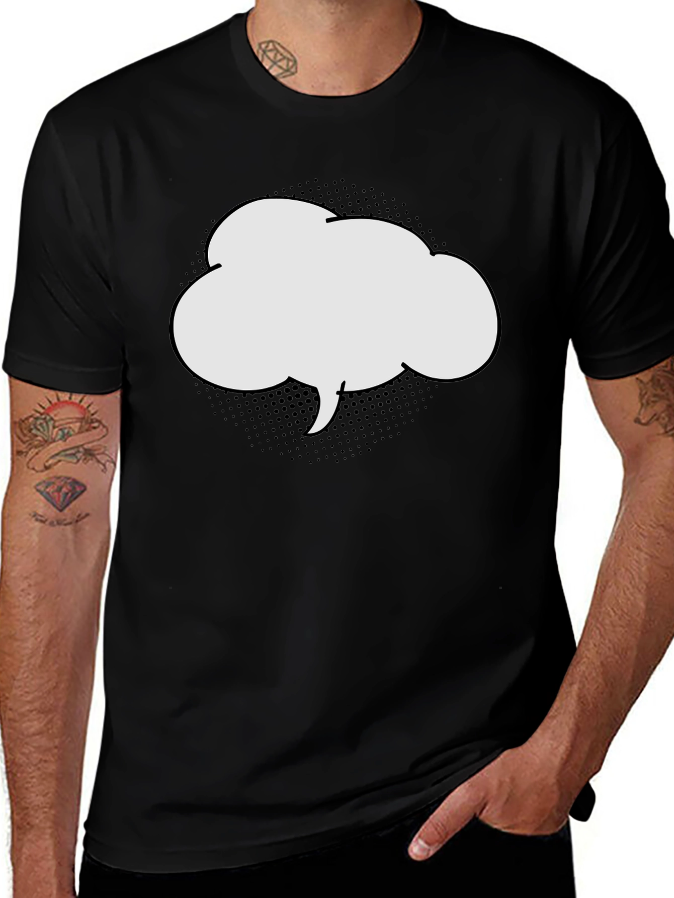 Variant 19 of Comic Speech Bubble Graphic T-Shirt