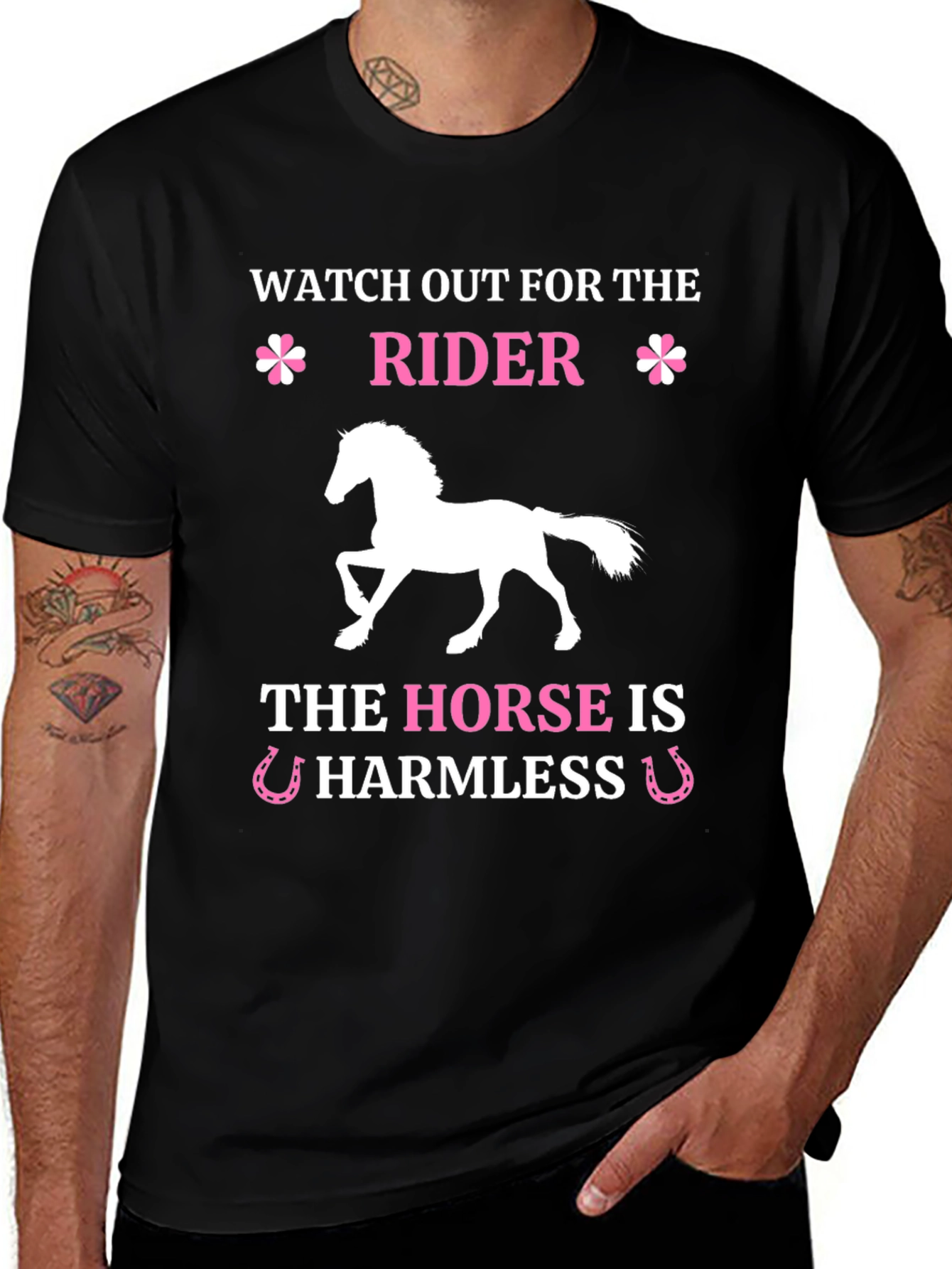 Variant 14 of Watch Out For The Rider Horse T-Shirt