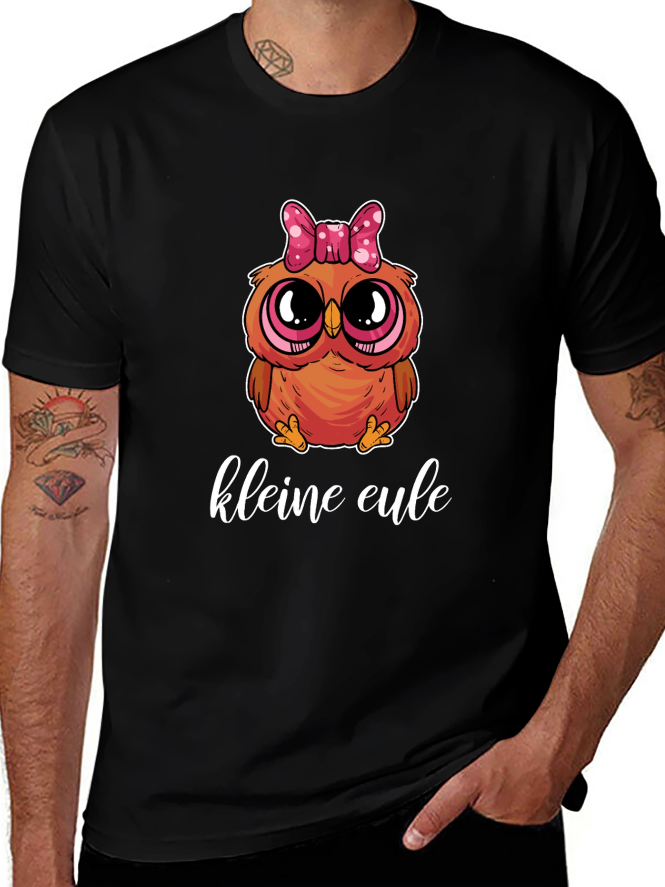 Variant 3 of Cute Owl T-Shirt - Kleine Eule Design