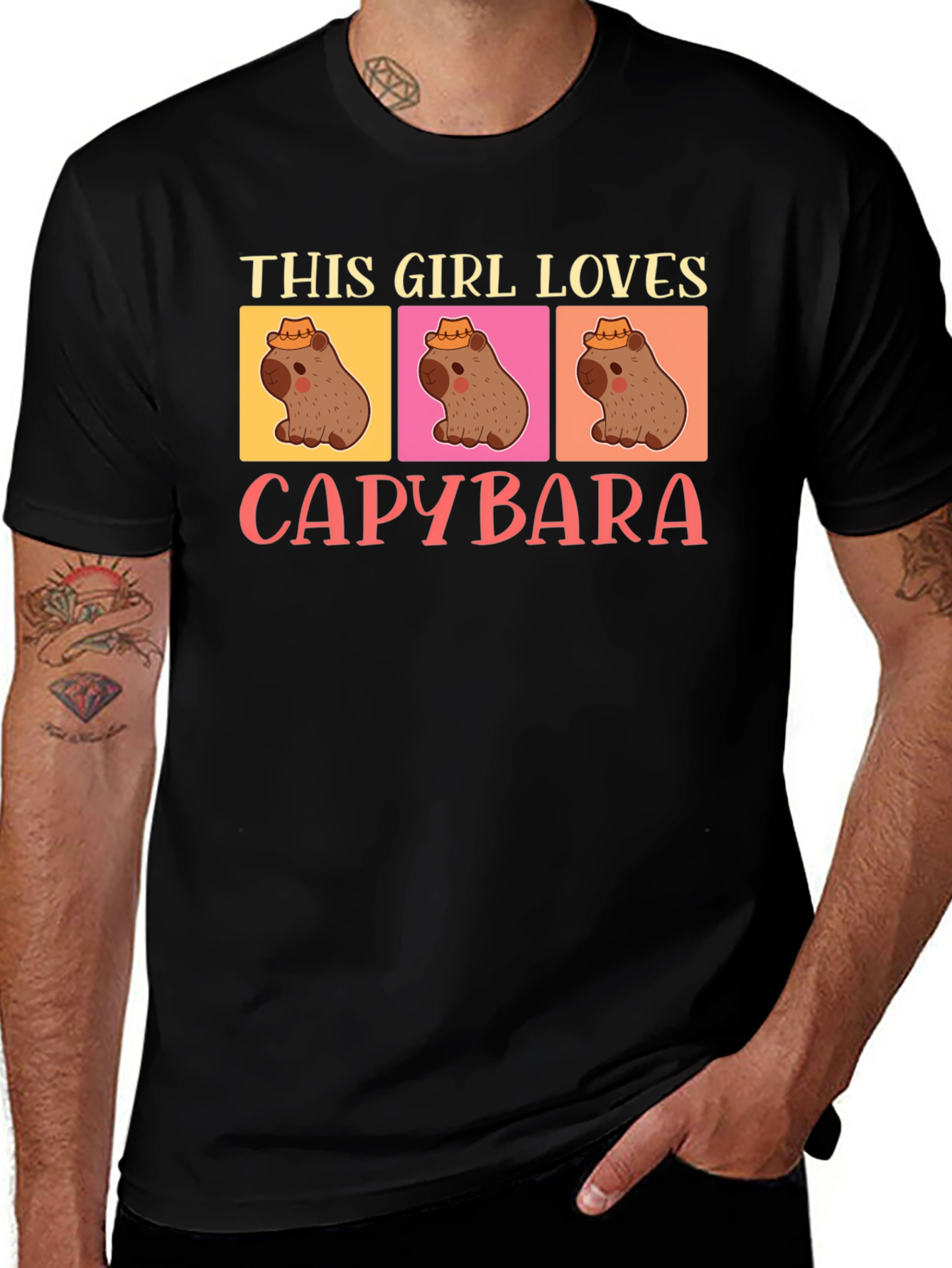 Variant 17 of This Girl Loves Capybara T-Shirt