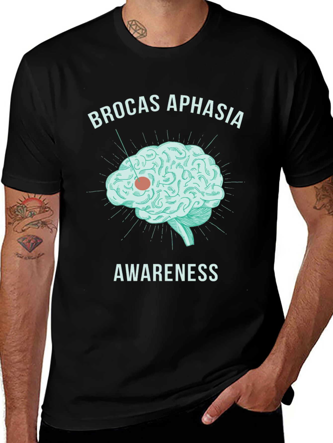 Broca's Aphasia Awareness Graphic Tee