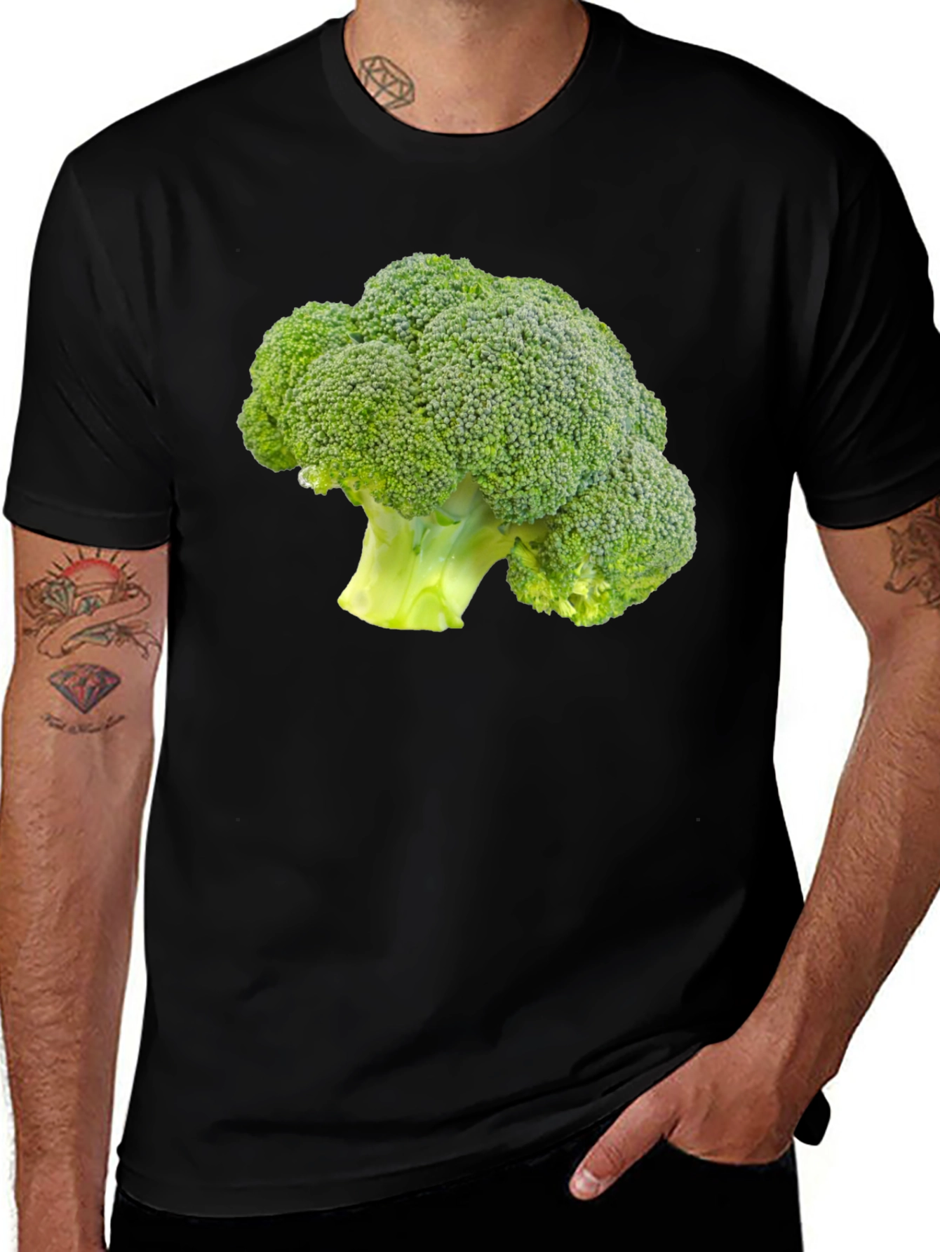 Variant 14 of Broccoli Graphic Tee - Quirky & Comfy