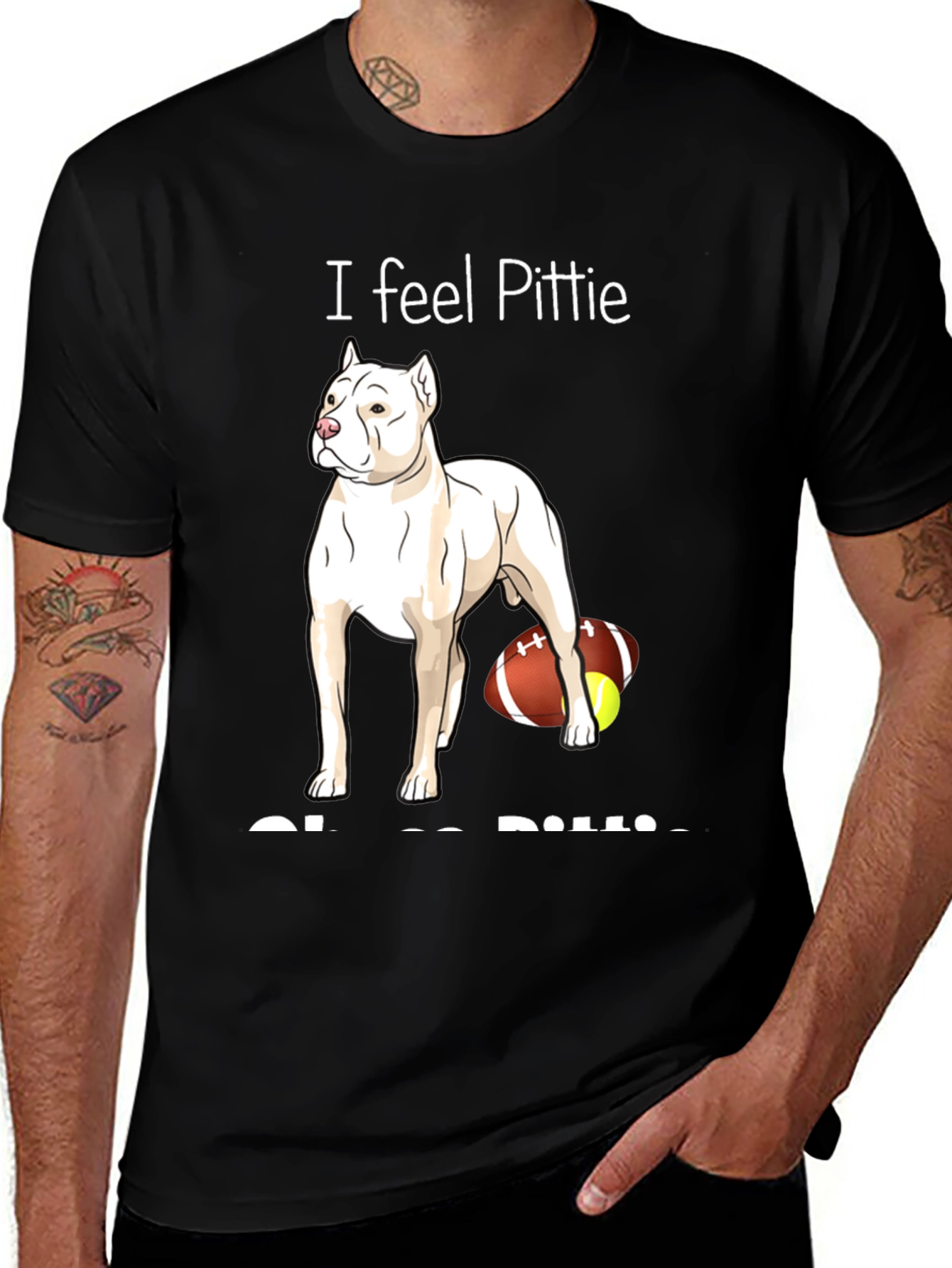 Variant 25 of I Feel Pittie T-Shirt