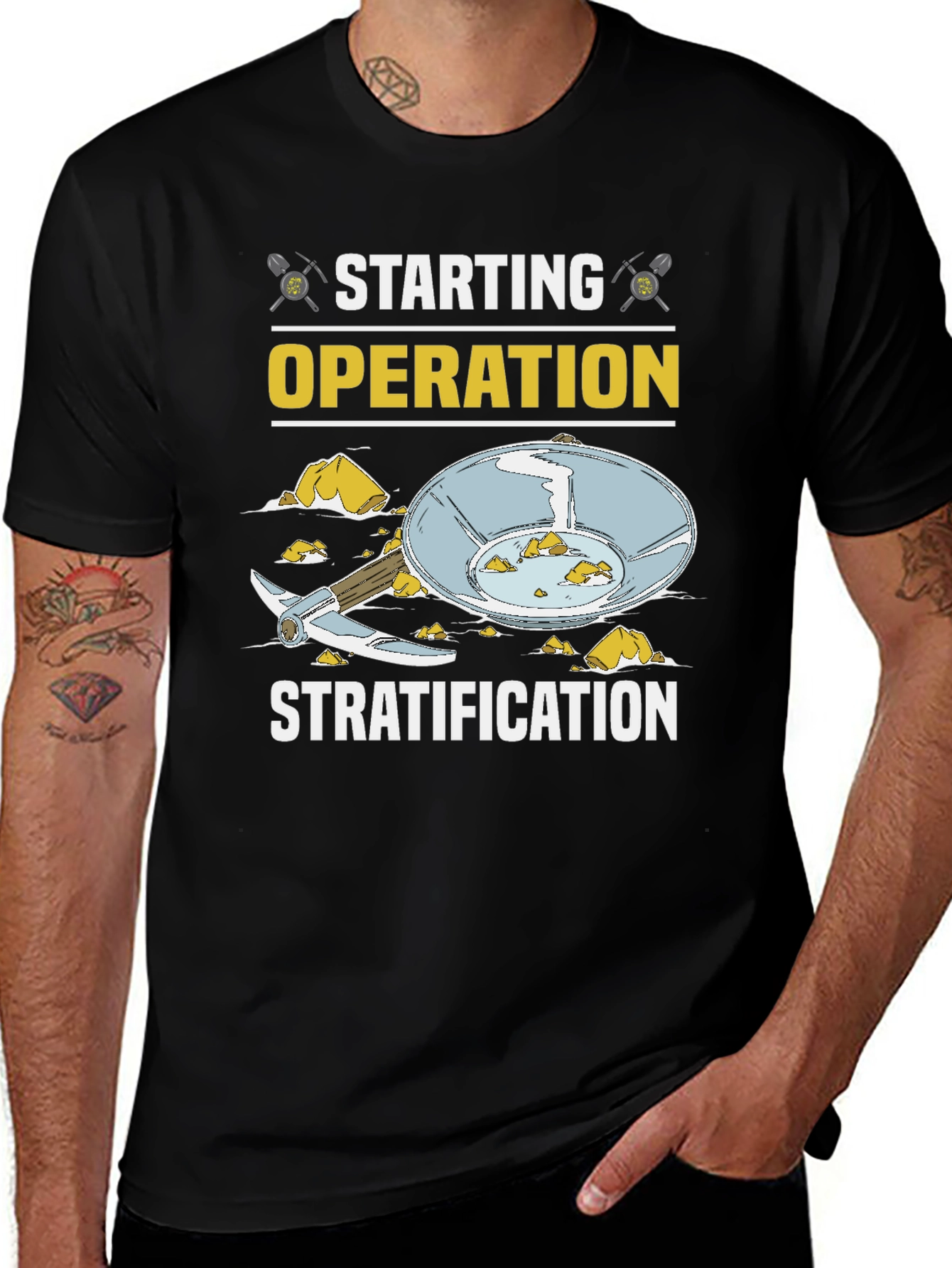 Variant 21 of Starting Operation Stratification T-Shirt