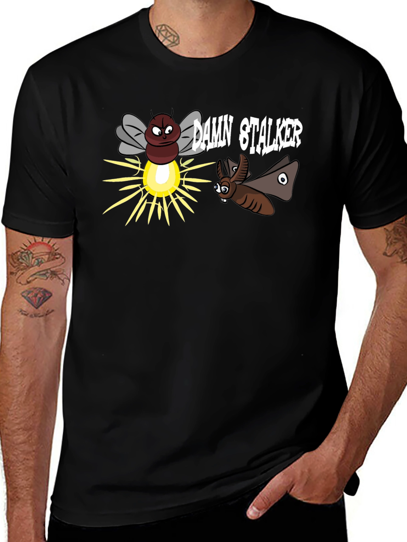 Variant 15 of Damn Stalker T-Shirt - Funny Graphic Tee