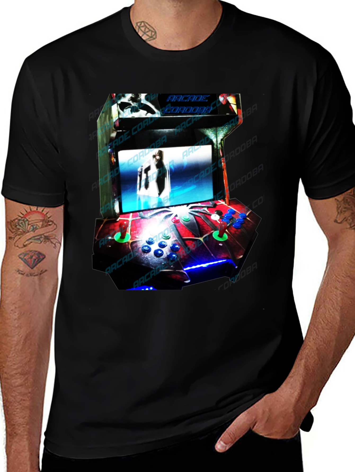 Variant 29 of Arcade Game Cabinet Graphic Tee - Retro Gaming T-Shirt
