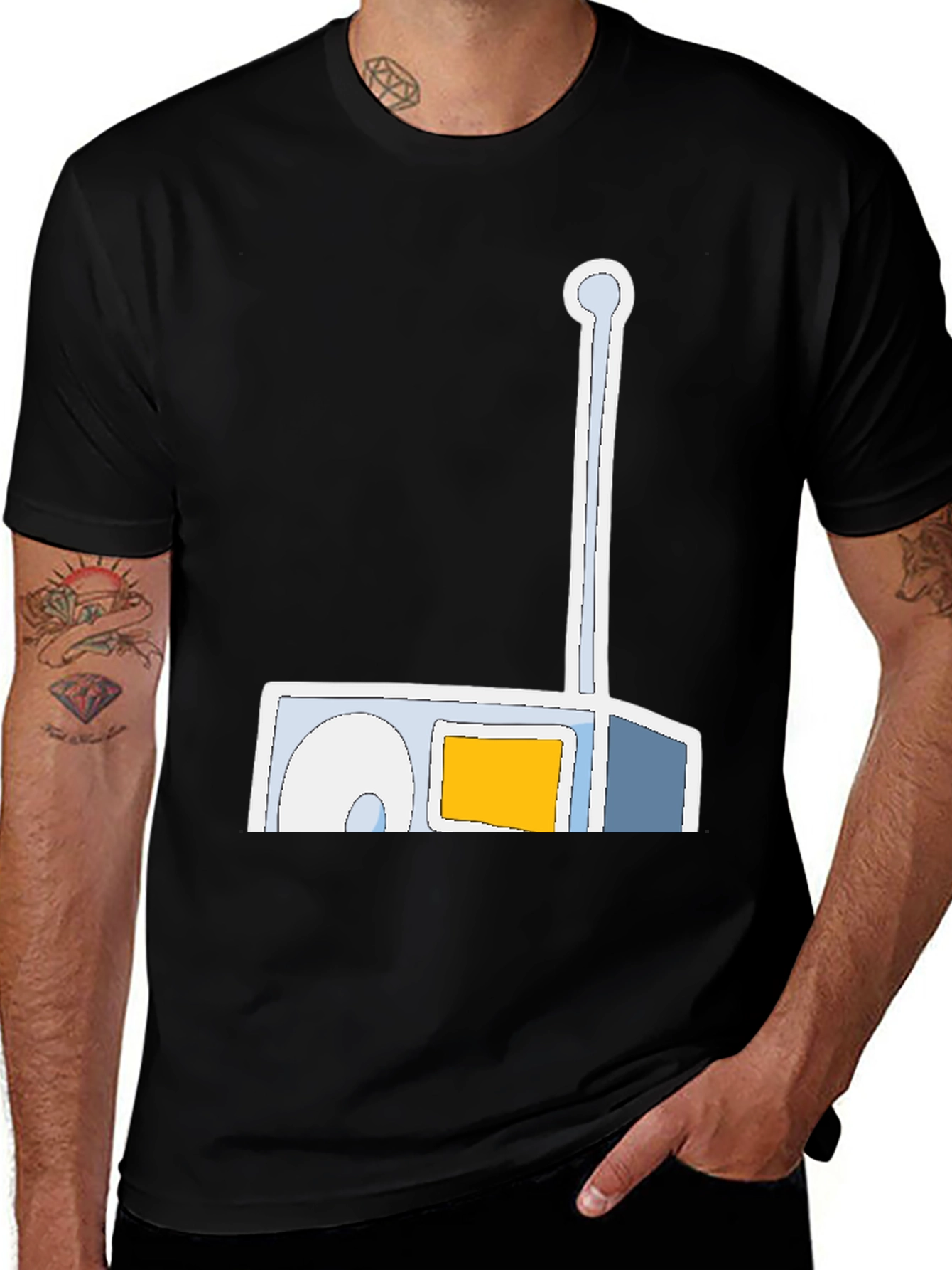 Variant 26 of Retro Radio Graphic T-Shirt - Vintage Style Tee