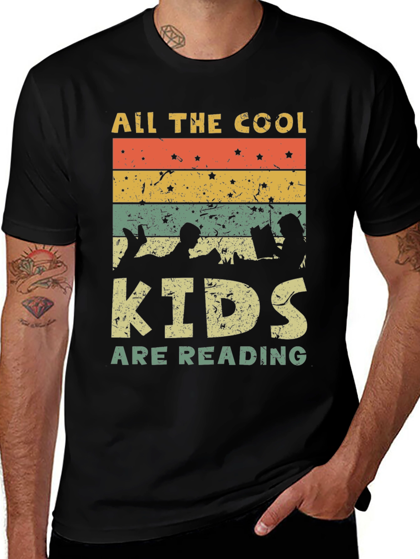 Variant 19 of Cool Kids Reading T-Shirt