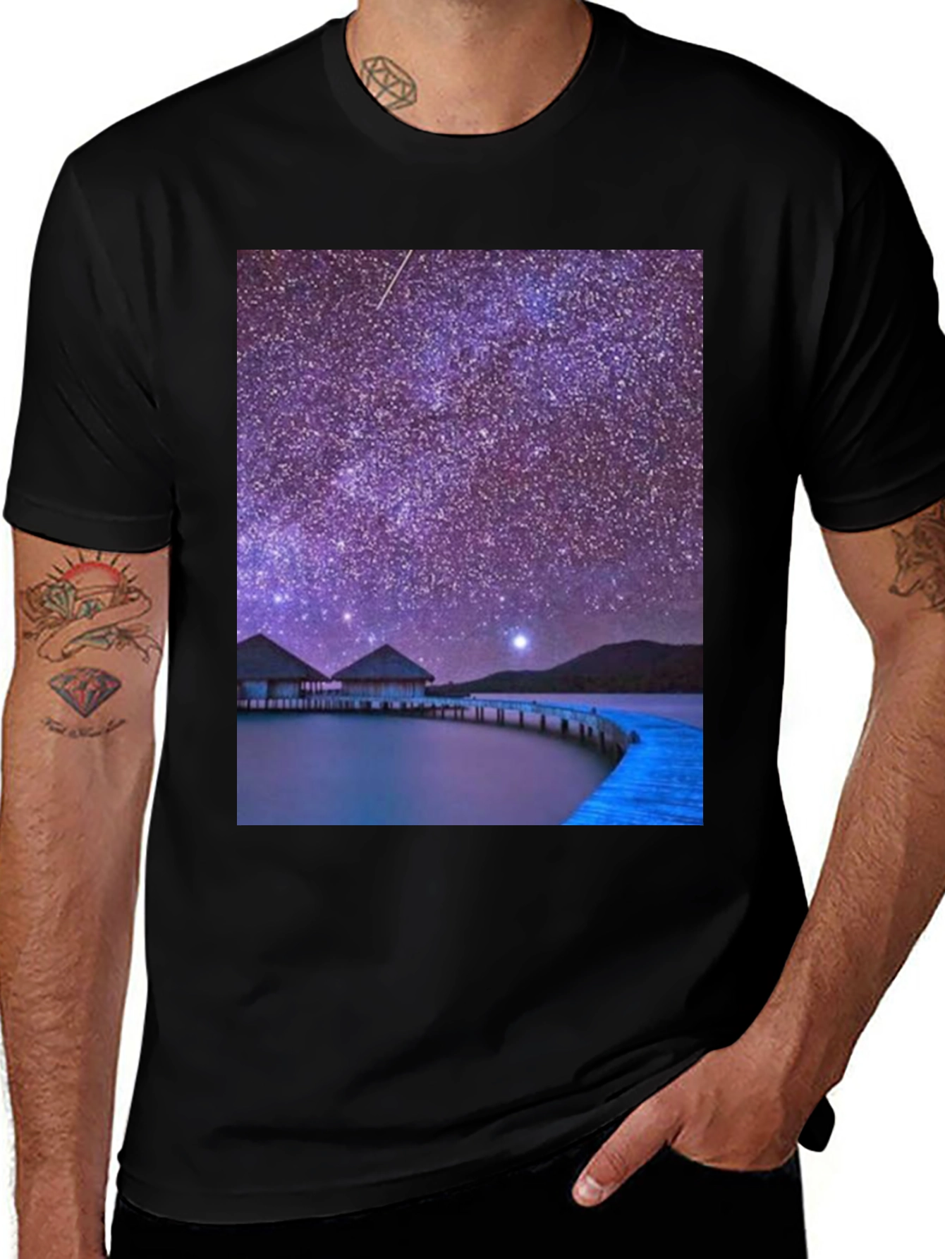 Variant 11 of Starry Night Resort T-Shirt