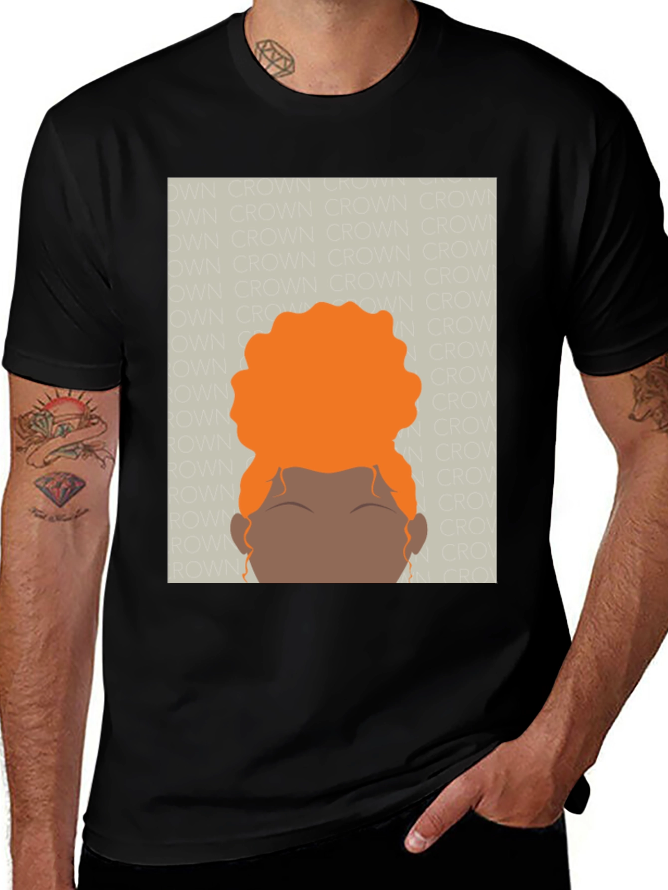 Variant 26 of Crown T-Shirt - Melanin Queen