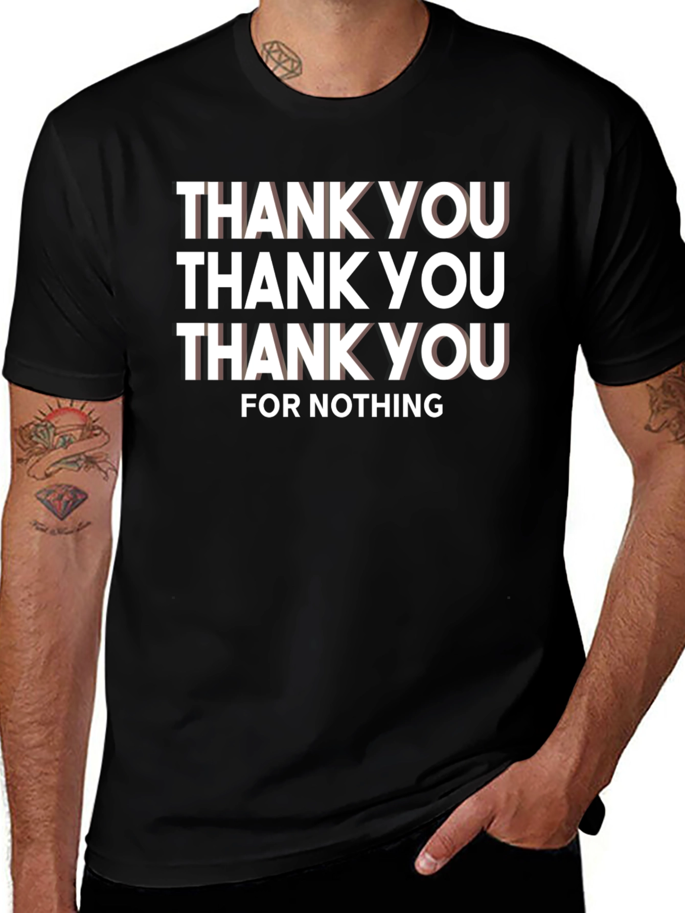 Variant 16 of Thank You For Nothing Graphic Tee