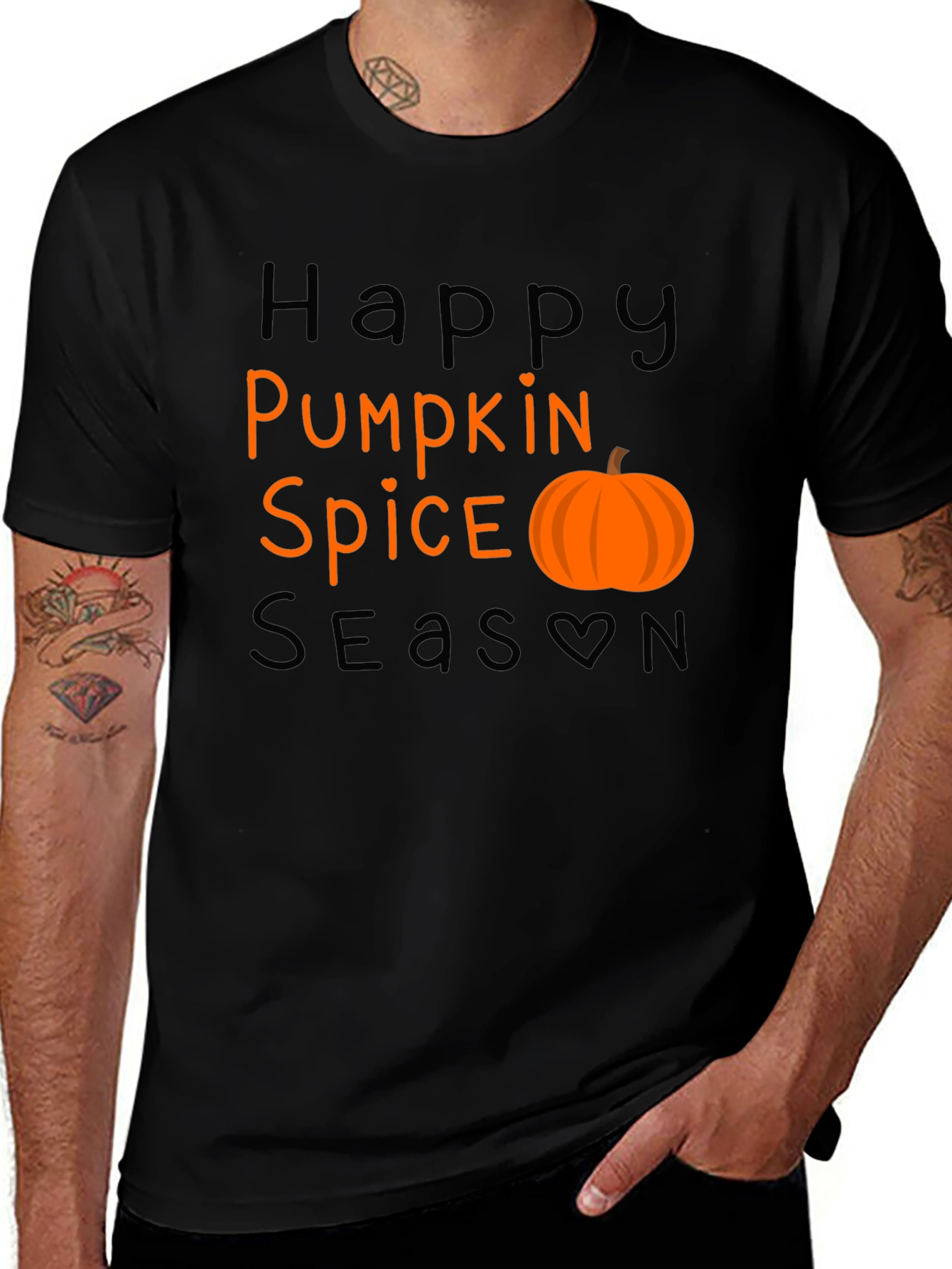Variant 14 of Happy Pumpkin Spice Season Graphic Tee