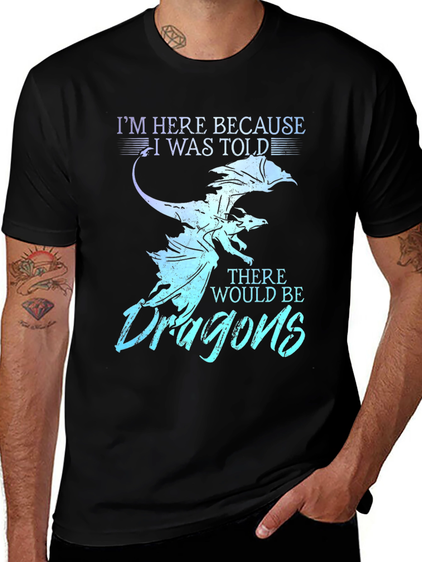 Variant 11 of I'm Here For The Dragons Graphic T-Shirt