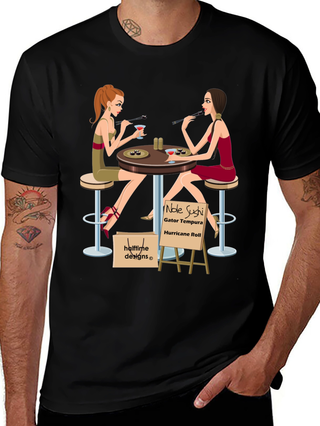 Sushi Date Graphic T-Shirt