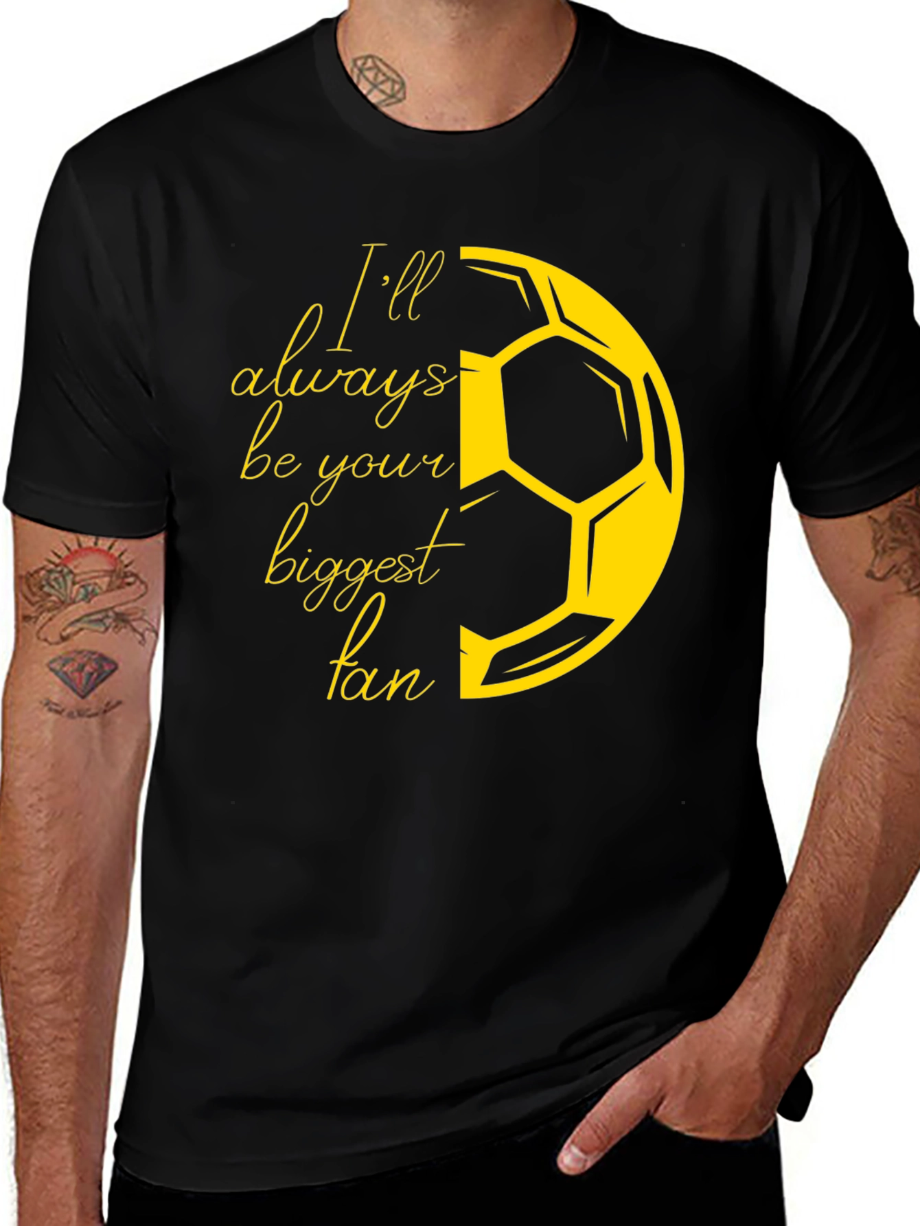 Variant 20 of I'll Always Be Your Biggest Fan Soccer T-Shirt