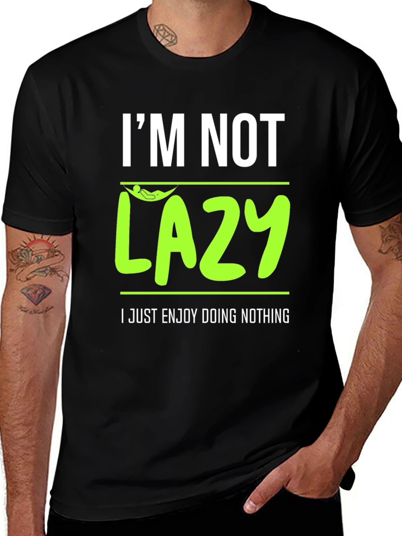 Variant 26 of I'm Not Lazy - Enjoy Doing Nothing T-Shirt