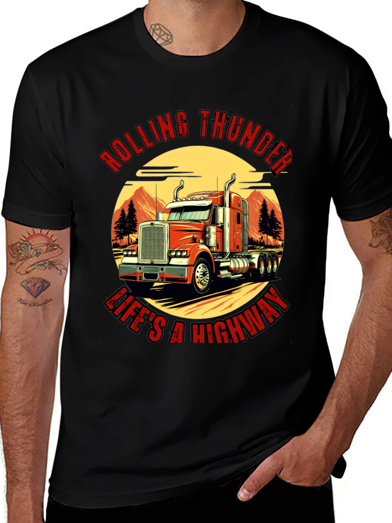 Rolling Thunder Trucker T-Shirt