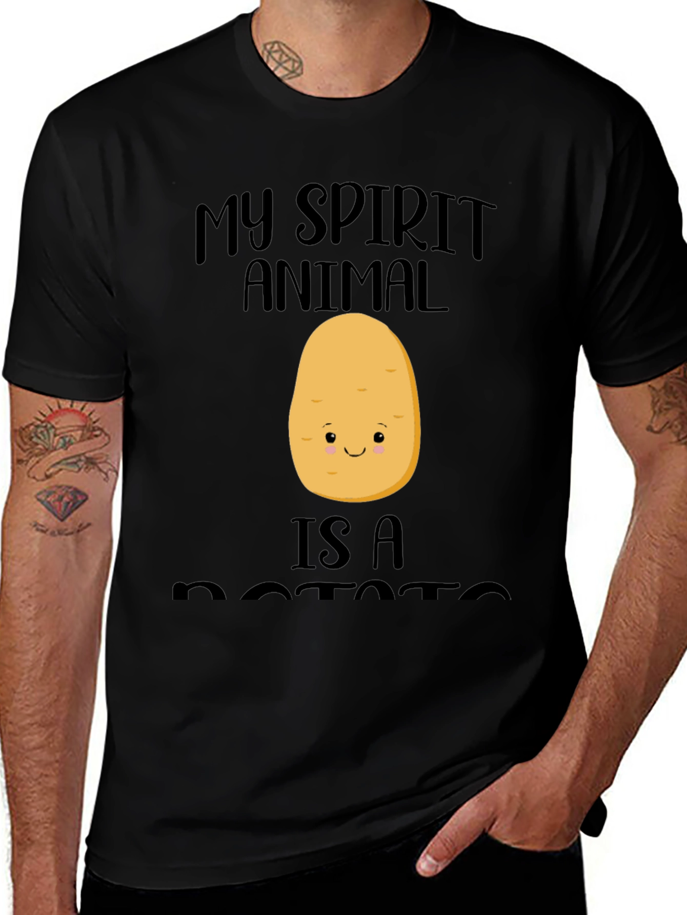Variant 3 of My Spirit Animal Is A Potato Funny T-Shirt