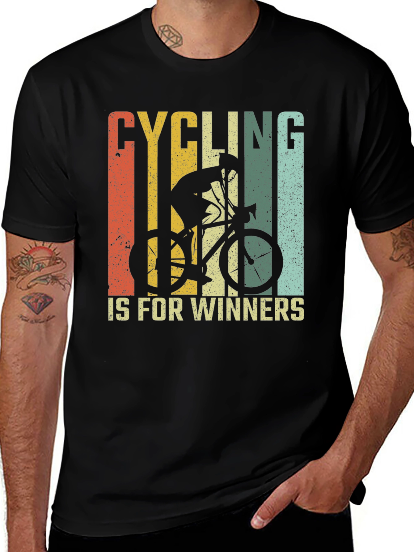Variant 20 of Cycling is for Winners Graphic T-Shirt