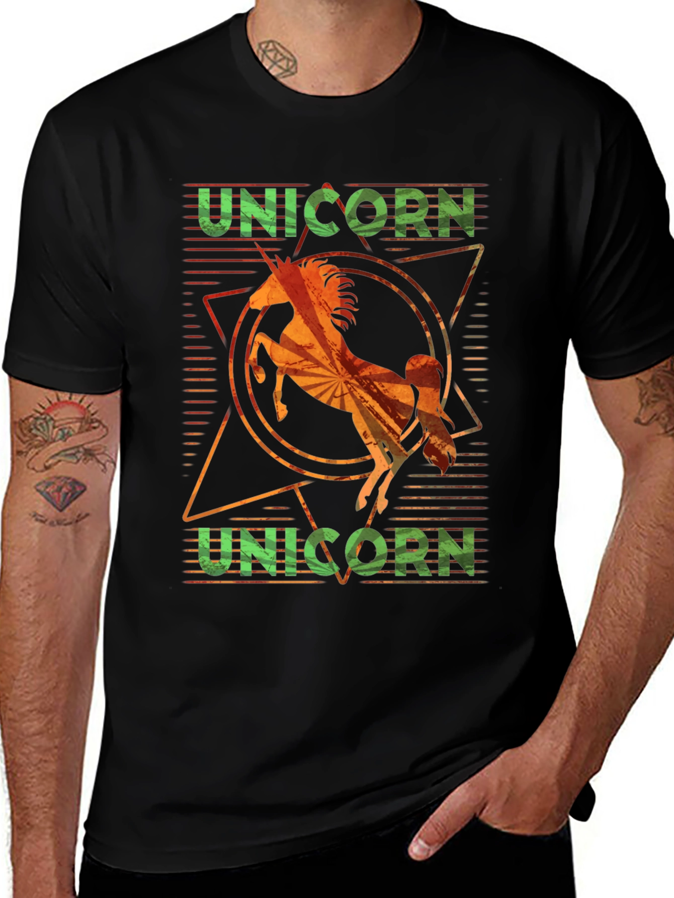 Variant 25 of Unicorn Graphic T-Shirt - Retro Style Tee