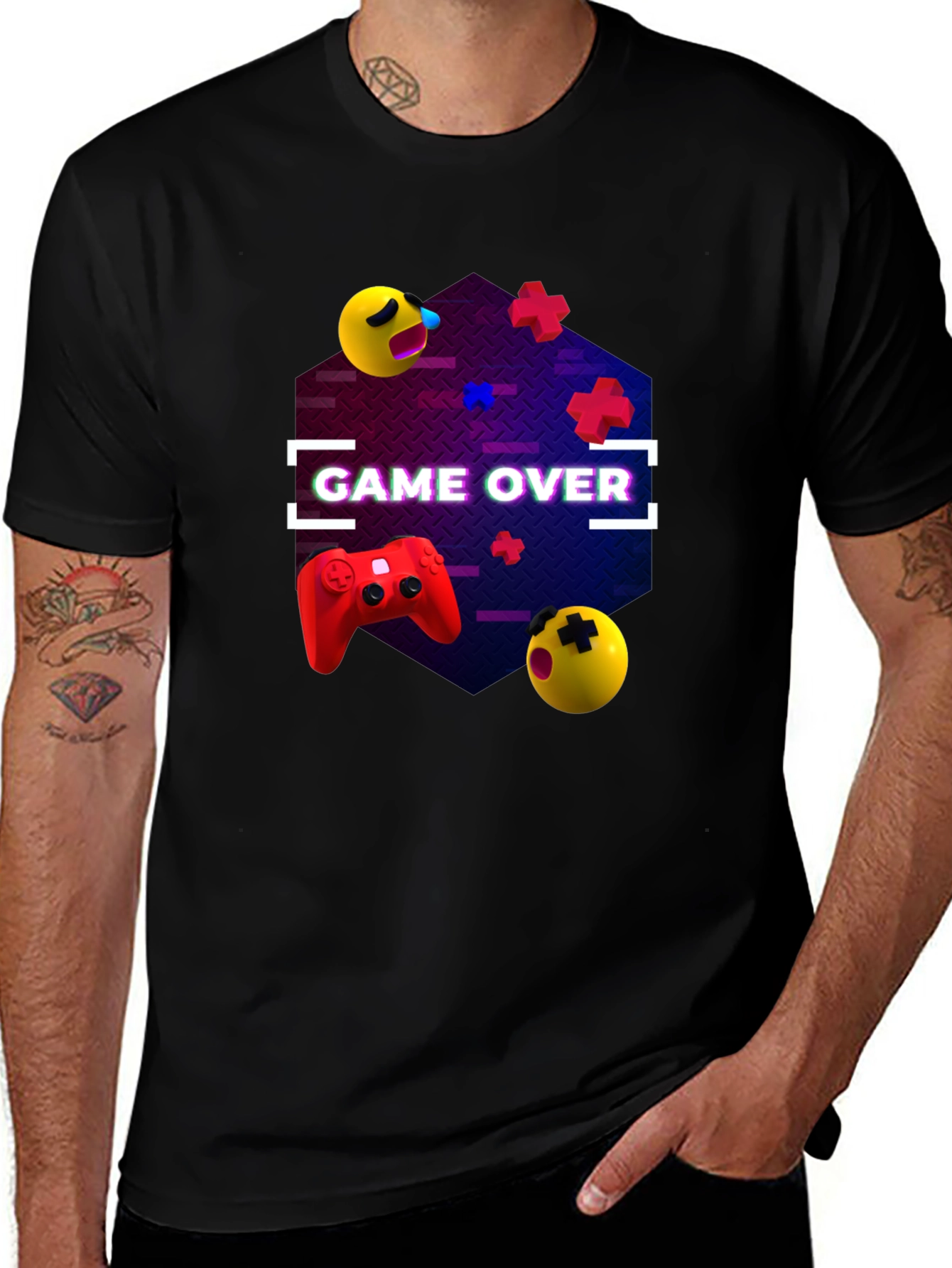 Variant 12 of Game Over T-Shirt - Gamer Style