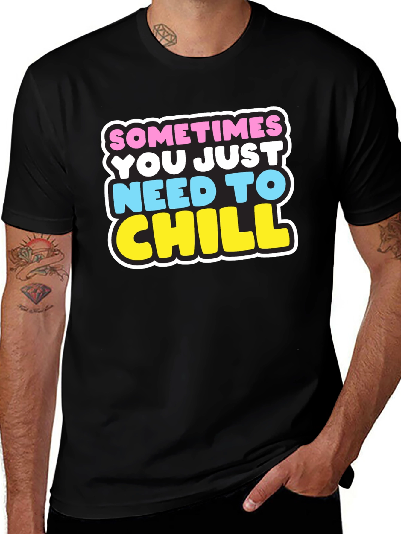 Variant 26 of Chill T-Shirt - Relax & Unwind