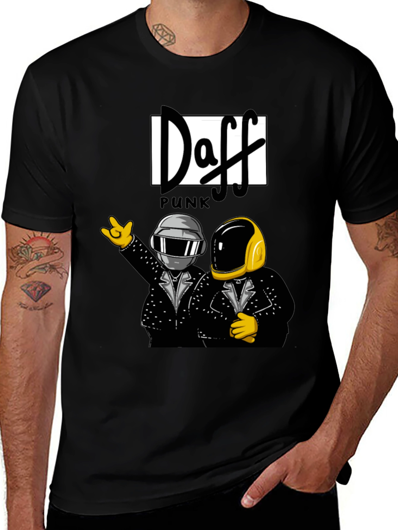 Daft Punk Graphic T-Shirt - Music Band Tee