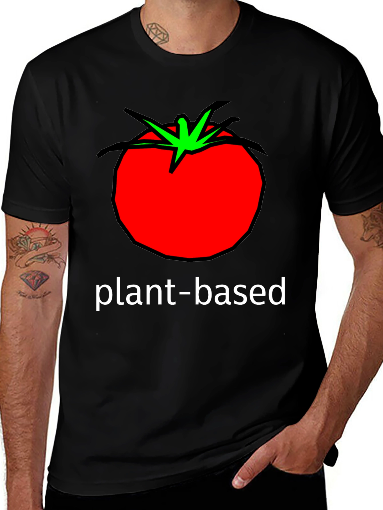 Variant 7 of Plant-Based Tomato Graphic T-Shirt