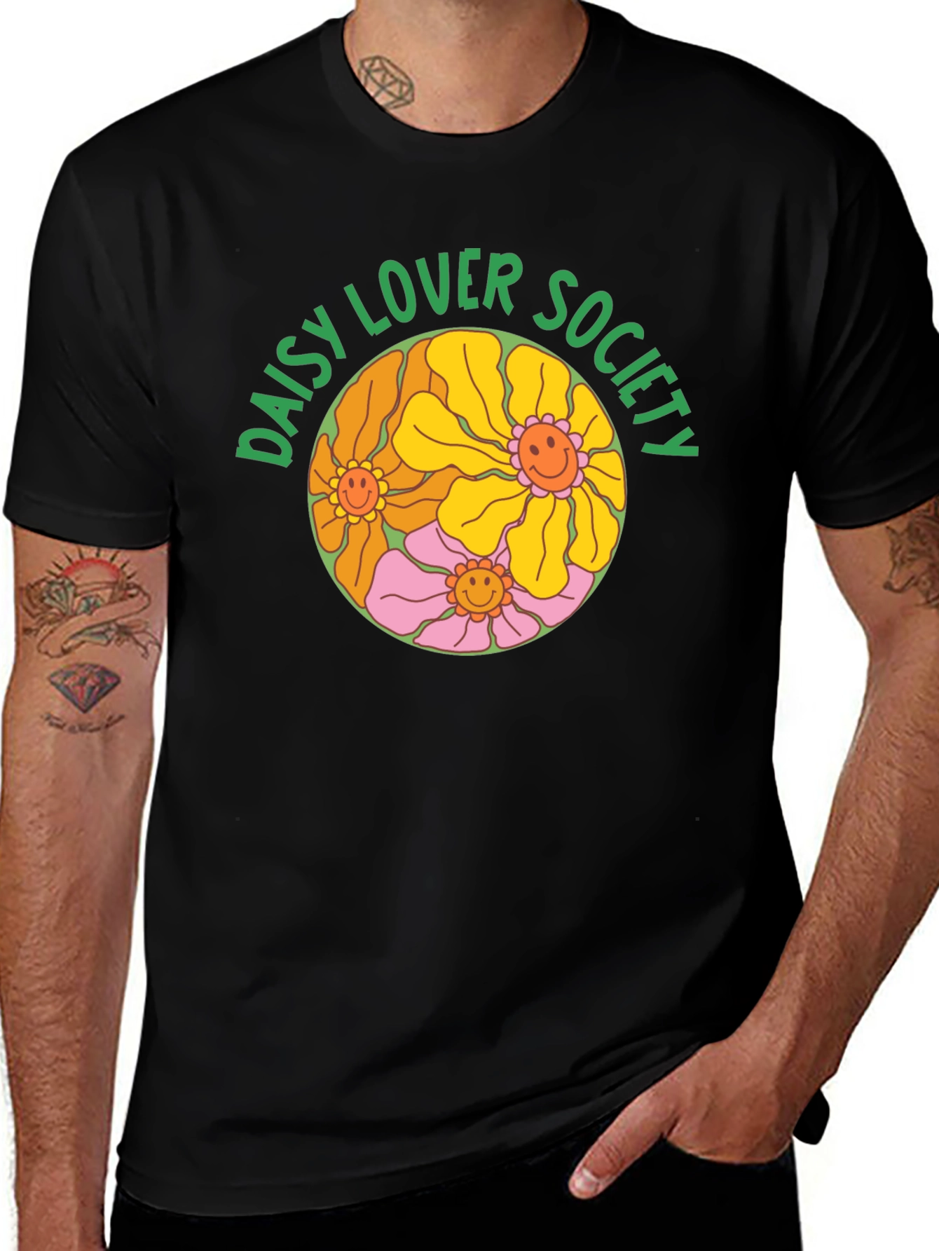 Variant 11 of Daisy Lover Society Black T-Shirt