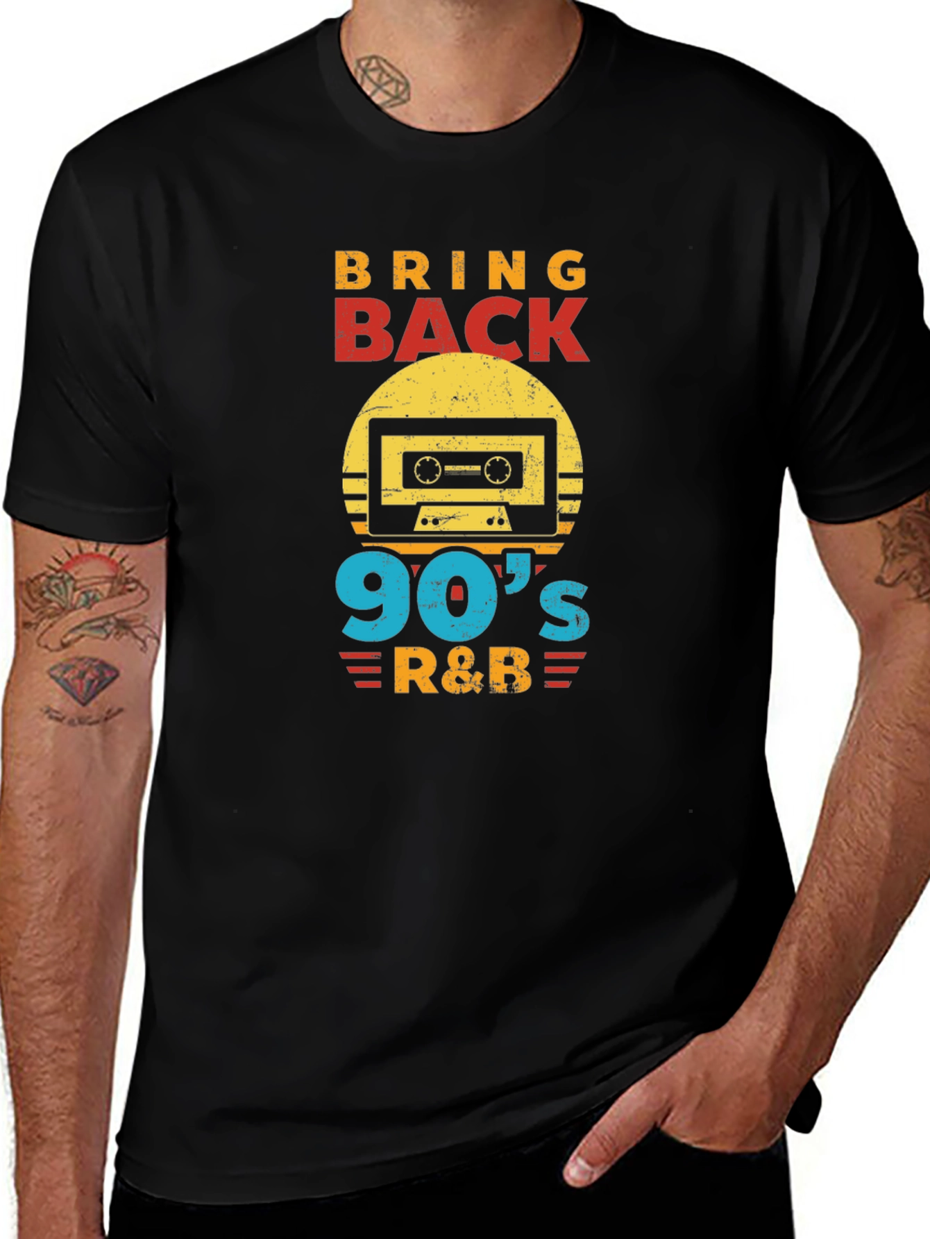 Variant 25 of Bring Back 90's R&B Tee - Retro Style