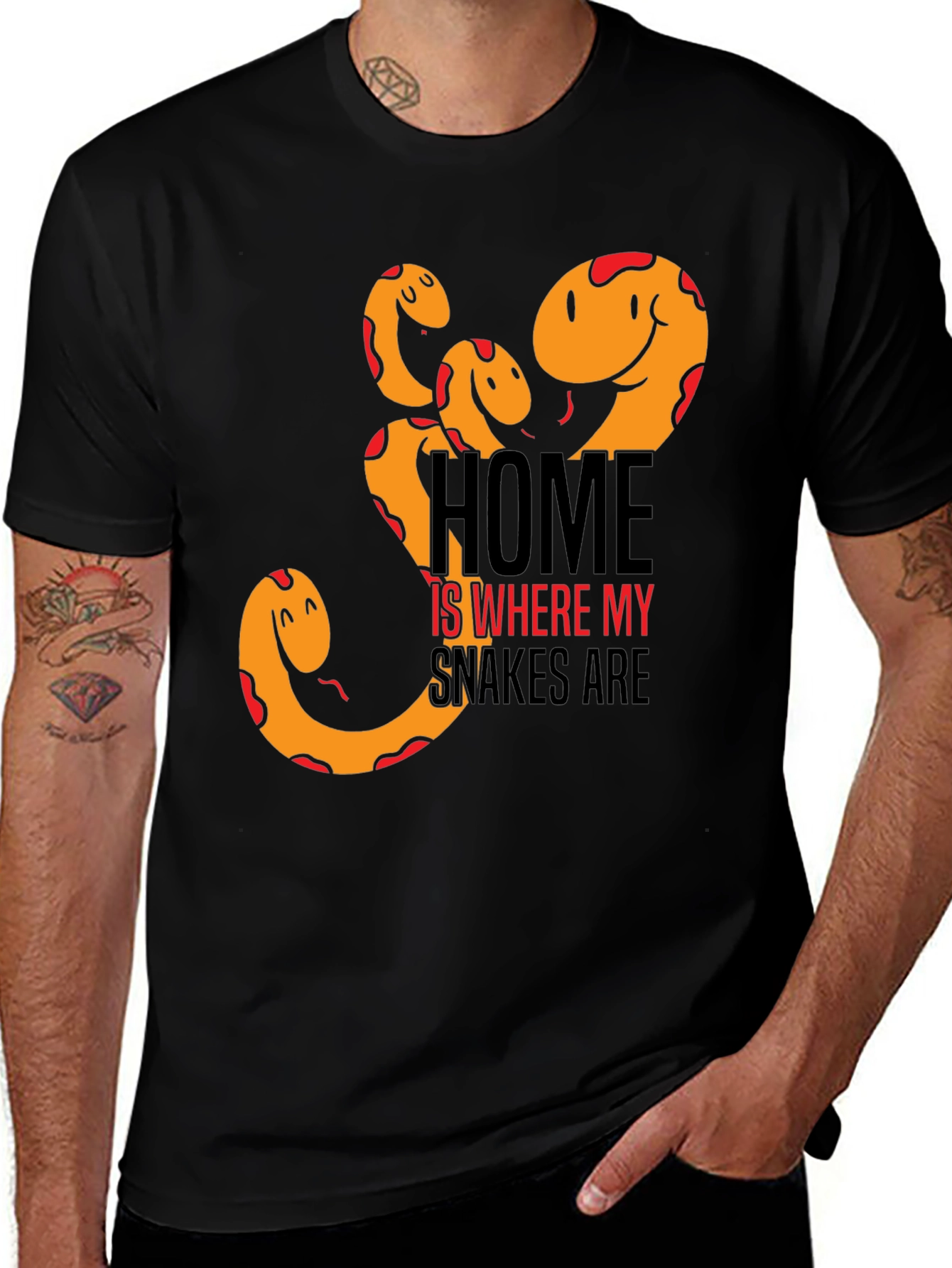 Variant 9 of Home Is Where My Snakes Are T-Shirt