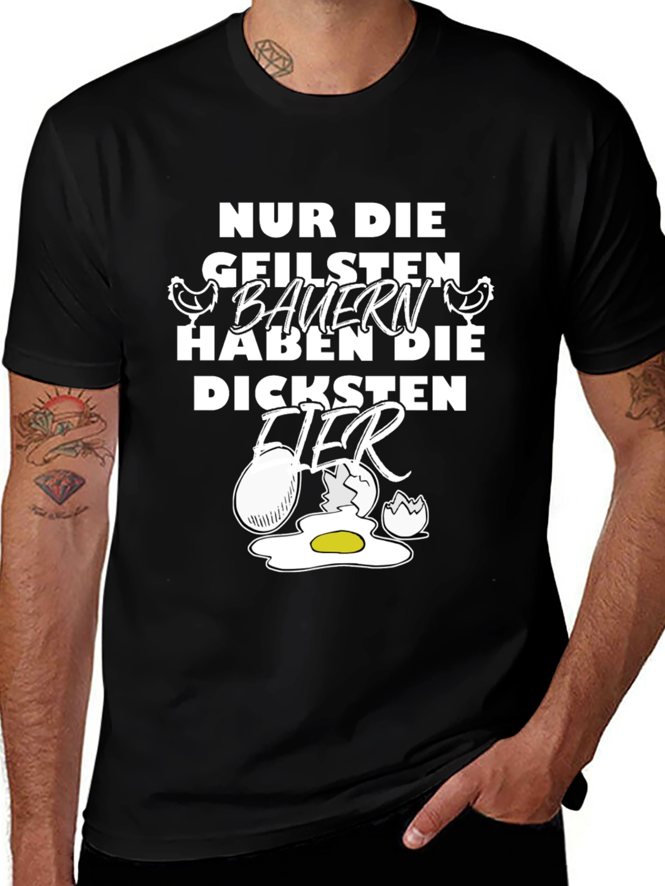 Funny German Farmer's Graphic T-Shirt