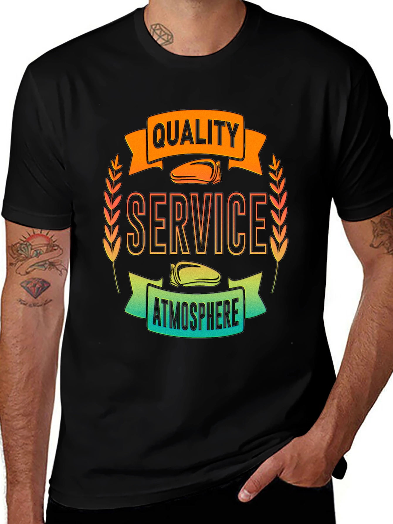 Variant 25 of Quality Service Atmosphere T-Shirt