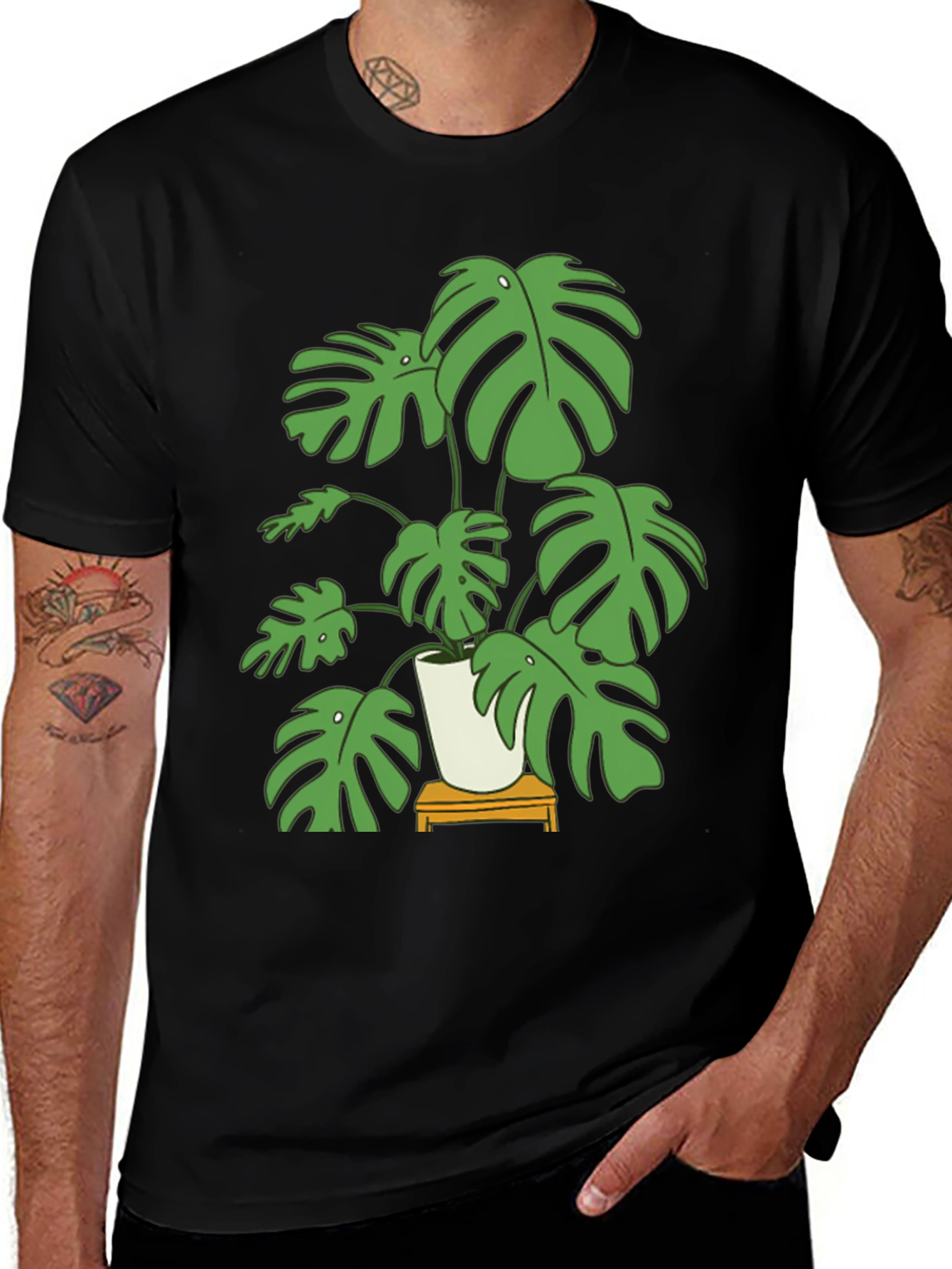 Variant 29 of Monstera Plant Graphic Tee - Stylish Unisex Design