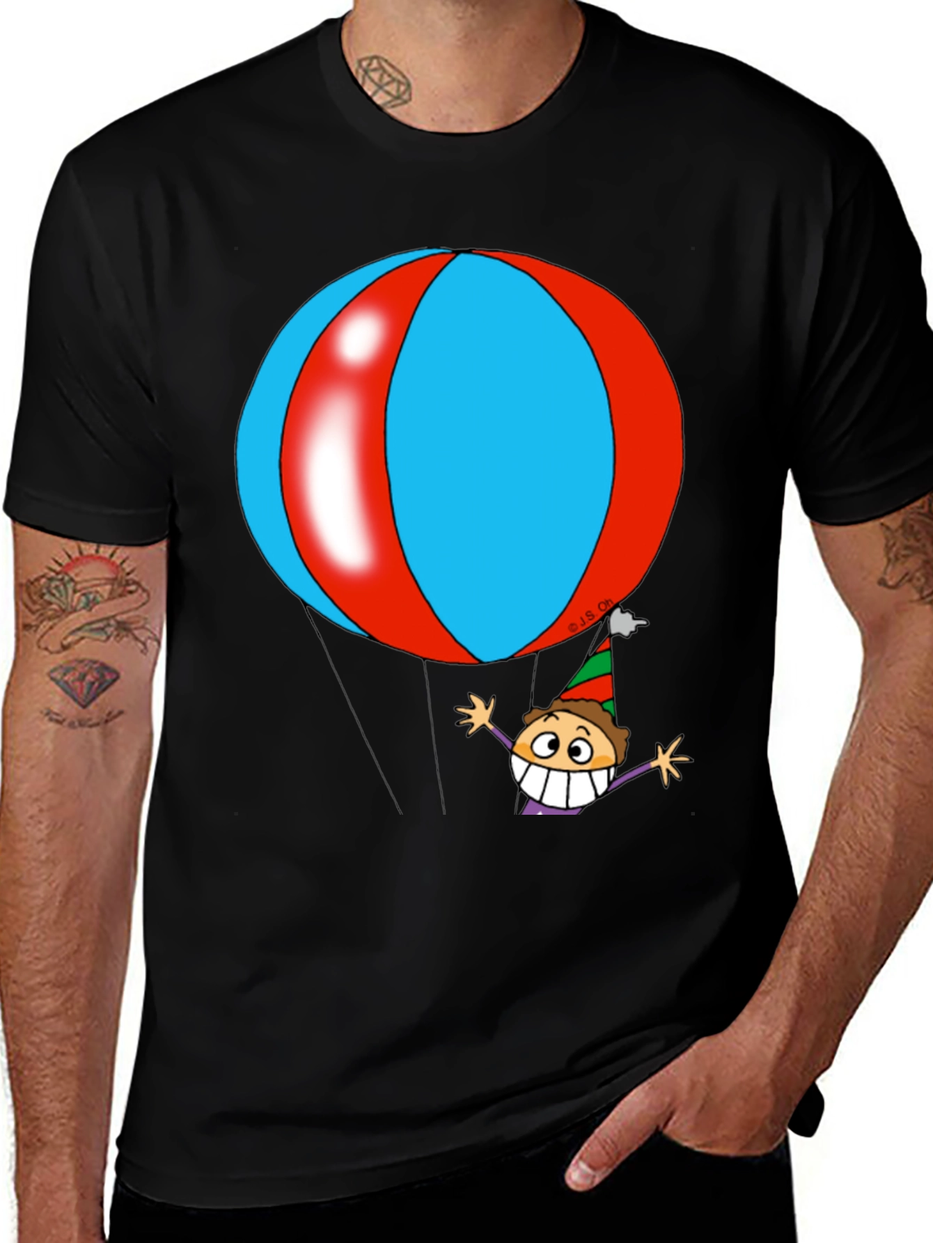 Variant 20 of Cartoon Balloon T-Shirt