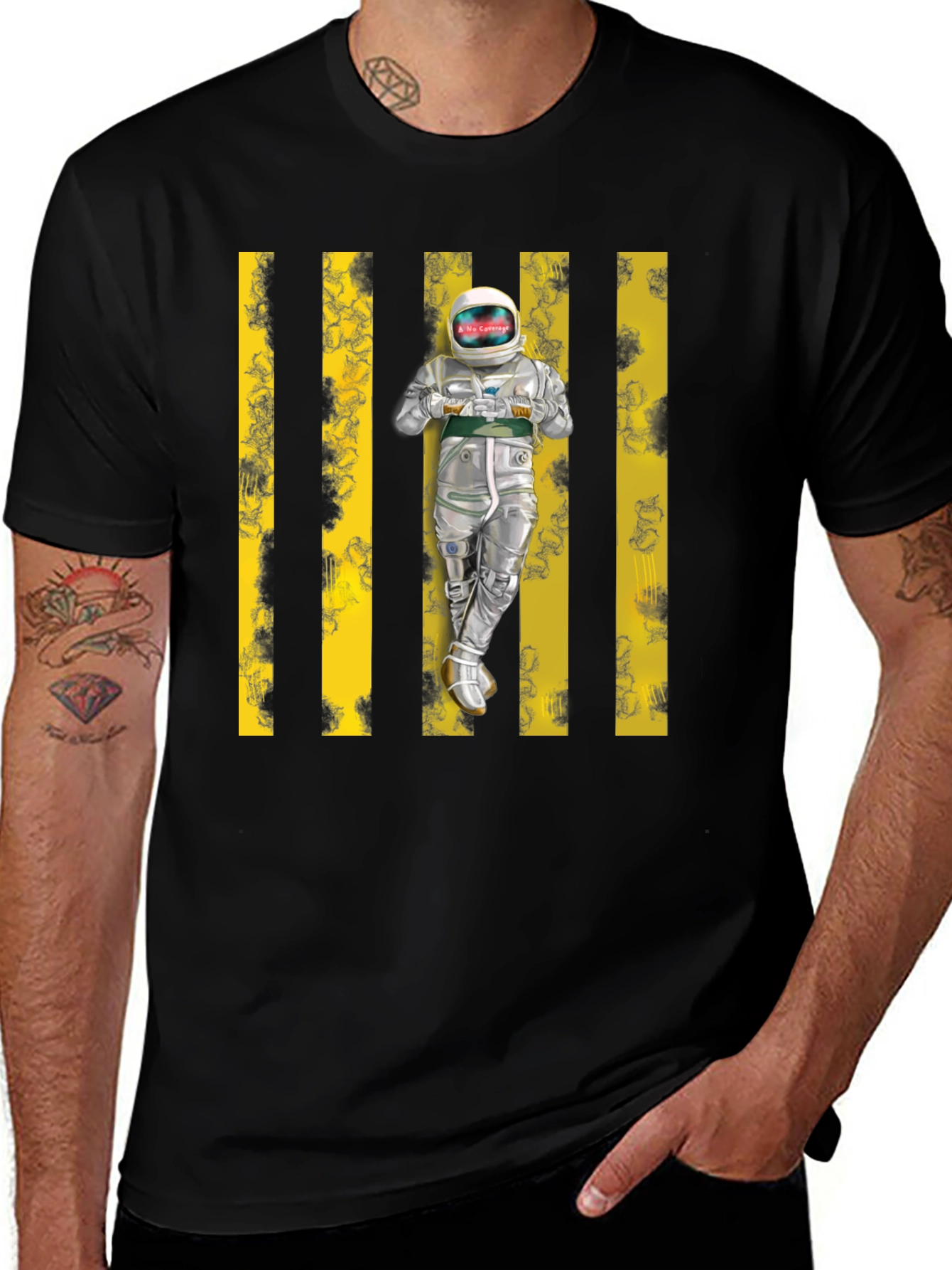 Variant 23 of Astronaut Graphic T-Shirt - Unique Space Design