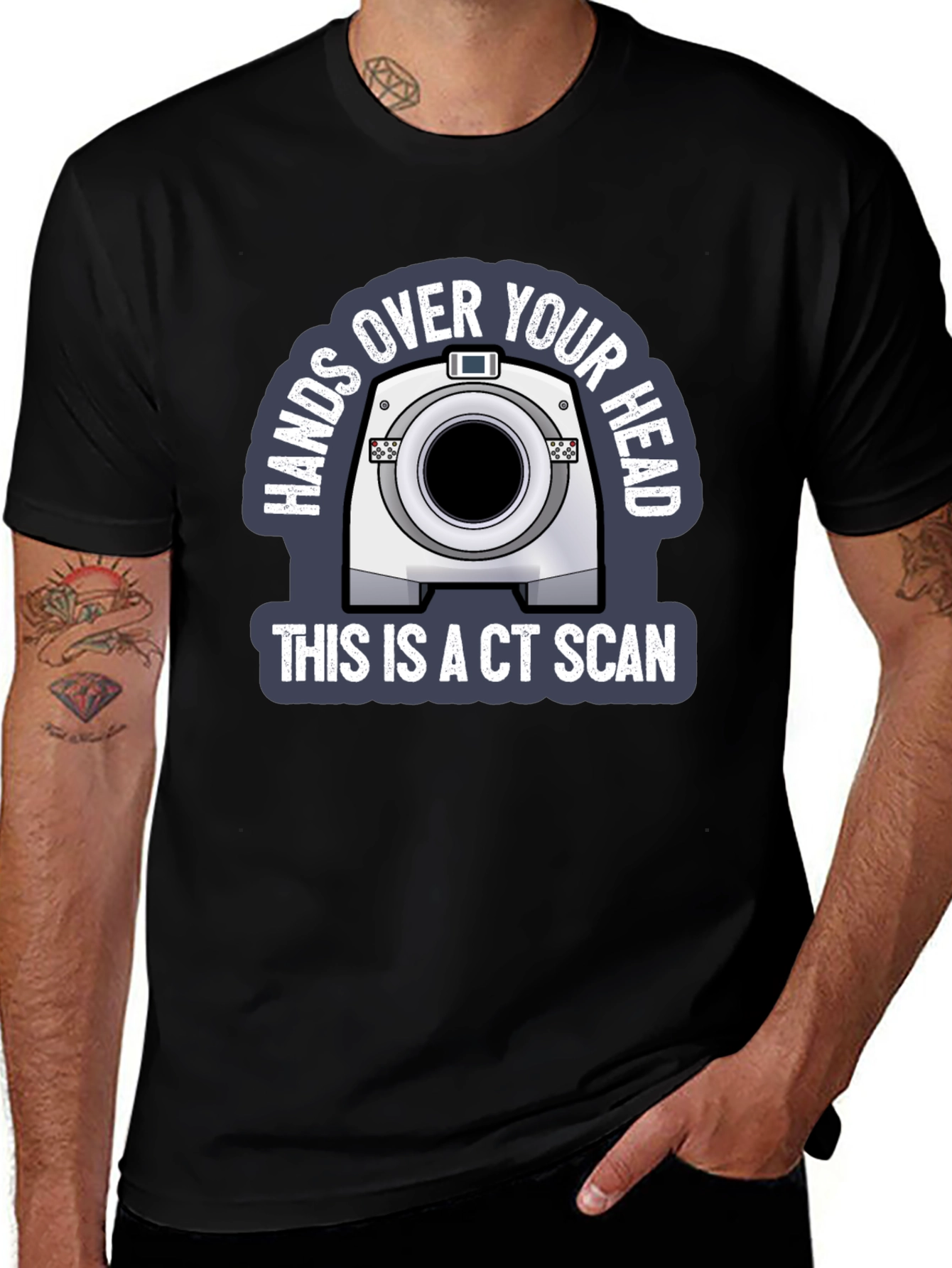 Variant 16 of CT Scan Humor Graphic Tee - Radiologist T-Shirt