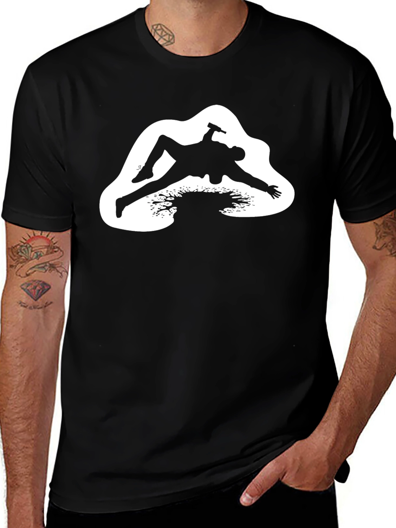 Variant 15 of Hammer Crime Scene Graphic Tee