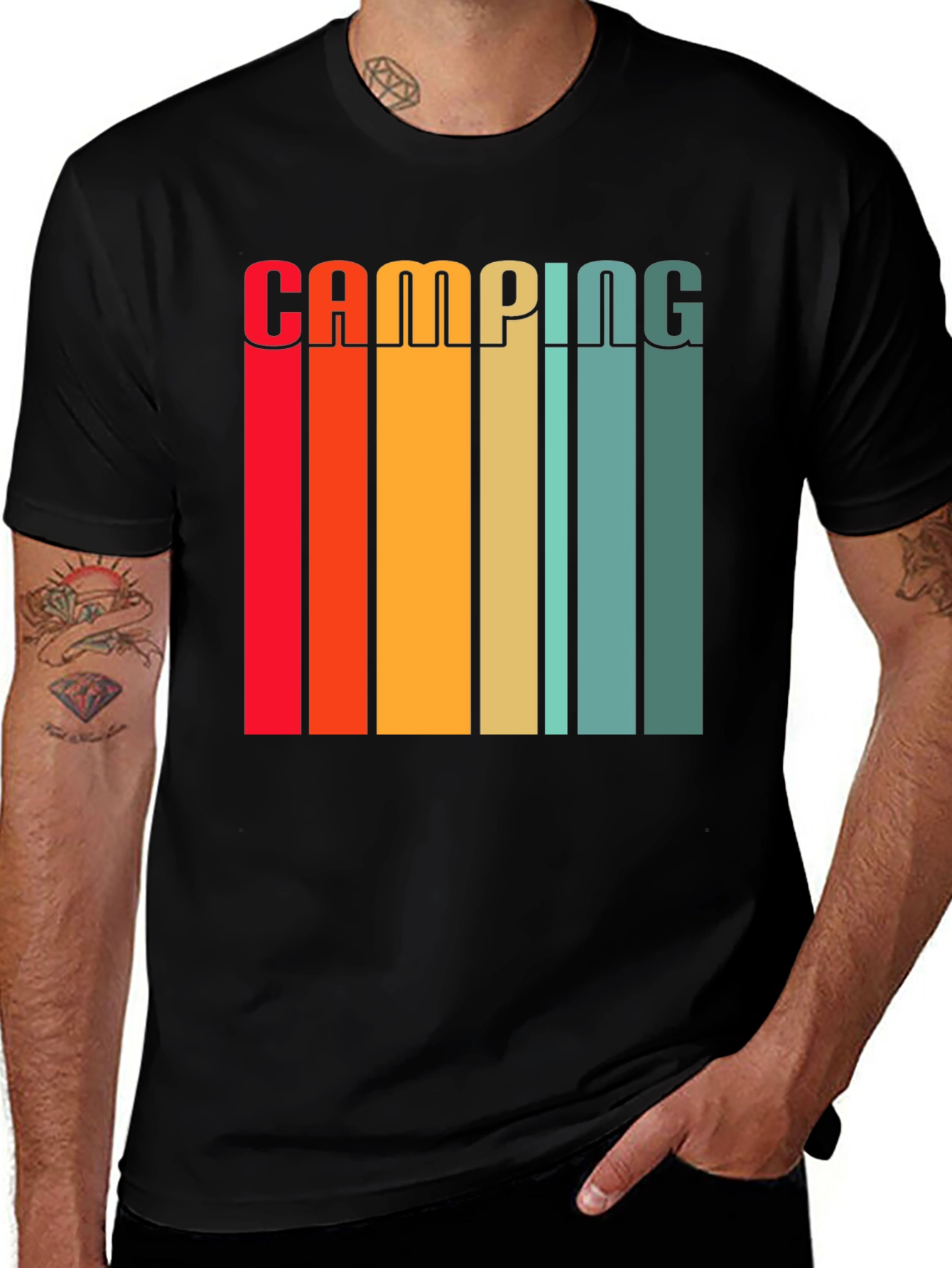 Variant 22 of Retro Camping Graphic Tee - Nature Adventure Shirt